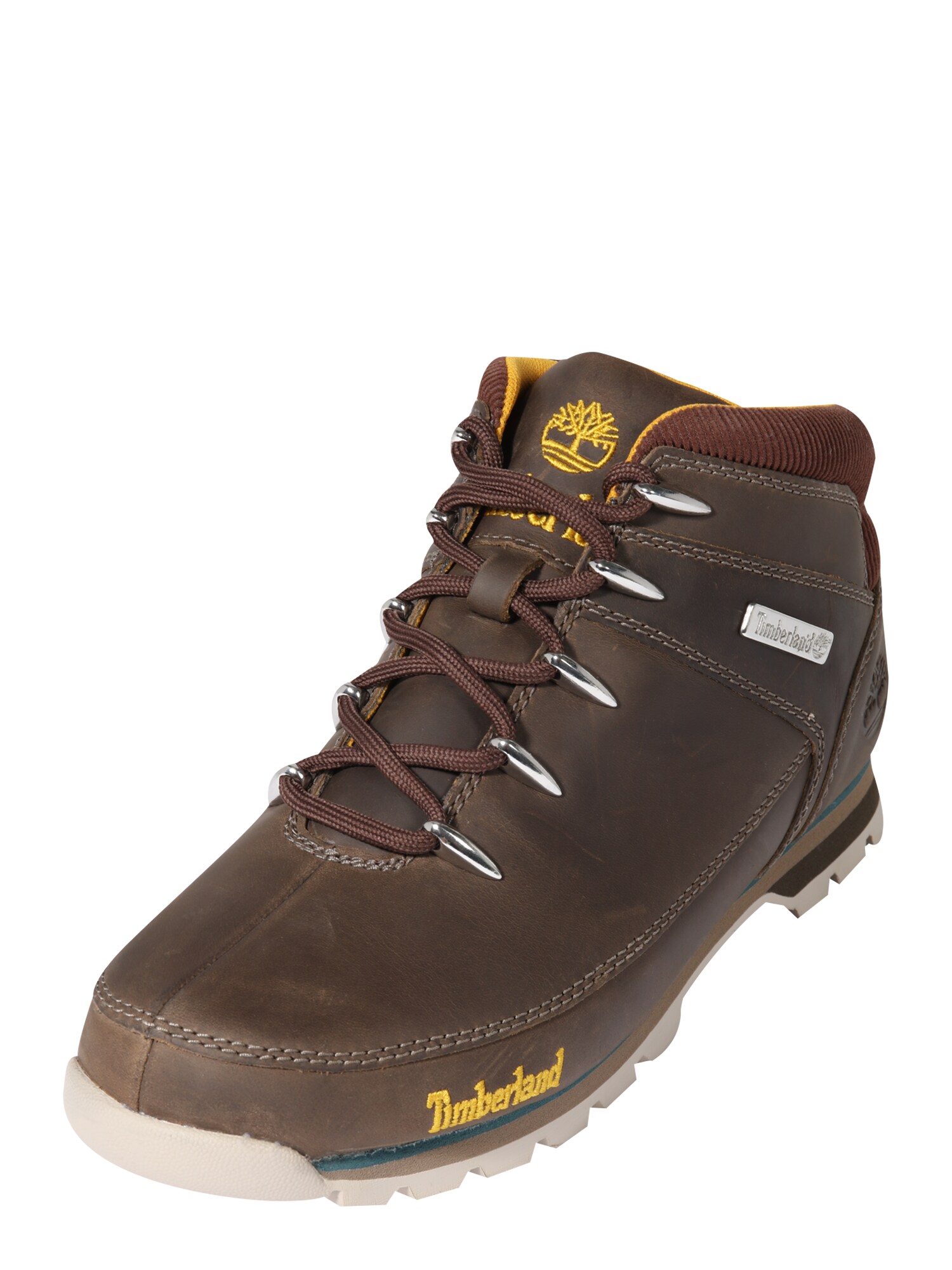 TIMBERLAND Auliniai batai su raišteliais  tamsiai ruda