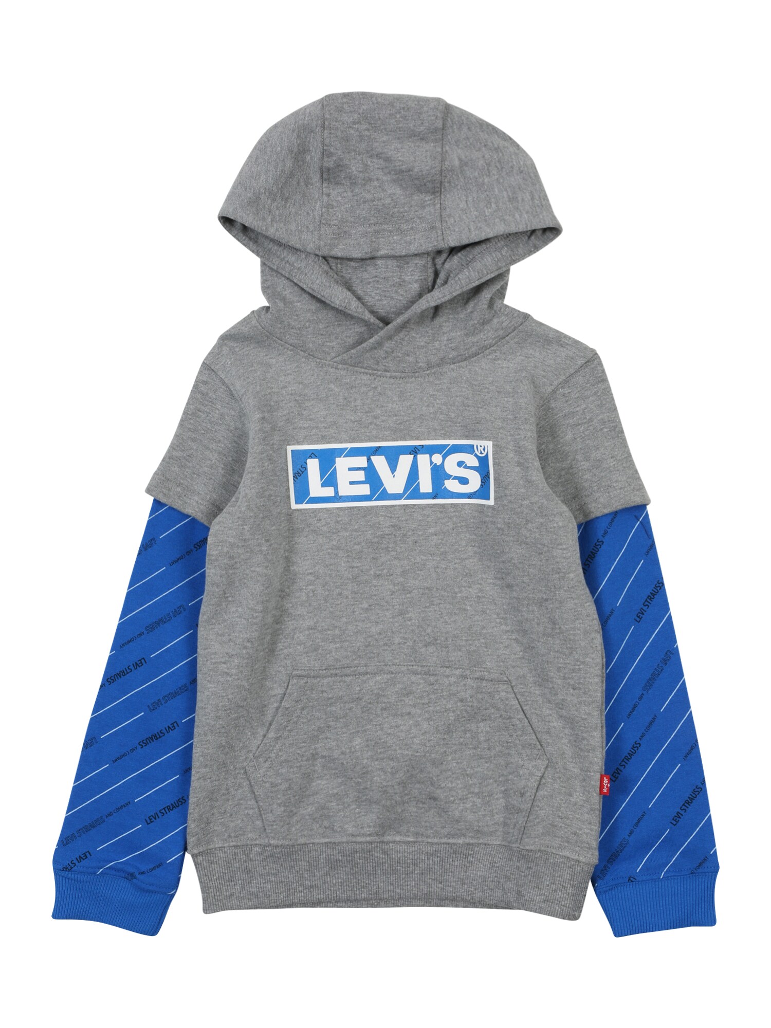 LEVI'S Megztinis be užsegimo  margai pilka / mėlyna / balta
