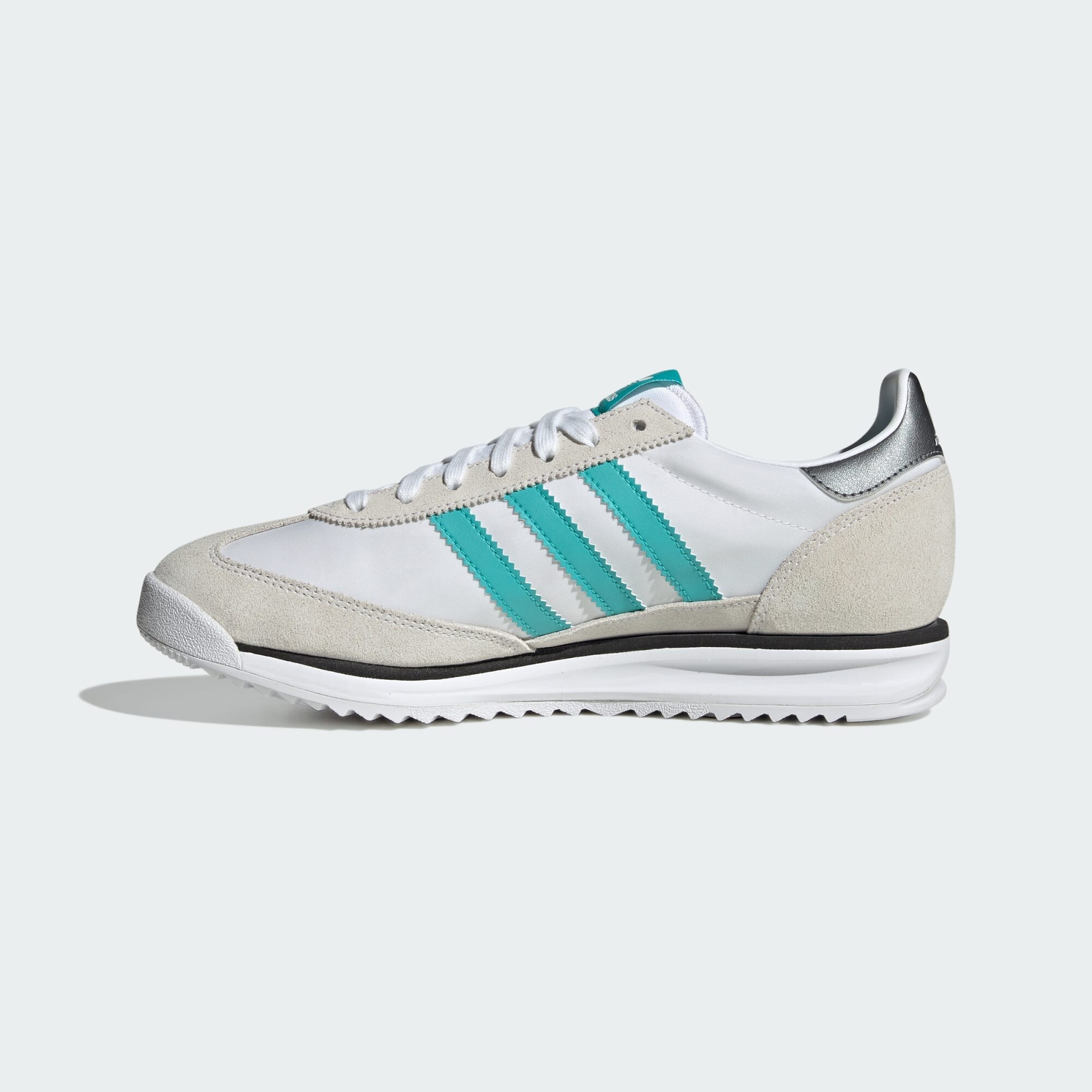 ADIDAS ORIGINALS Zapatillas deportivas bajas 'SL 72 RS Mercedes' turquesa / gris claro / negro / blanco