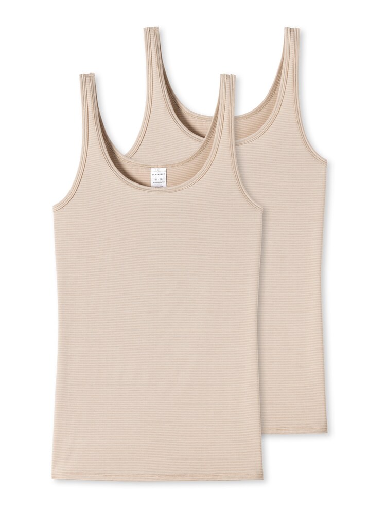SCHIESSER Unterhemd Damen Größe L beige