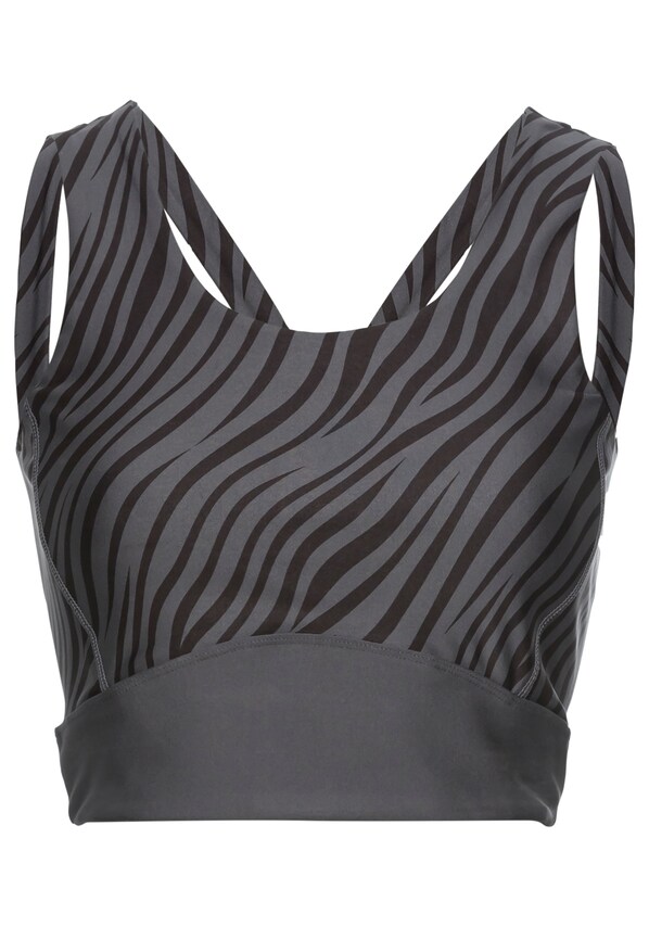 LASCANA ACTIVE, Sport top, szürke, 3 kép a 6 közül