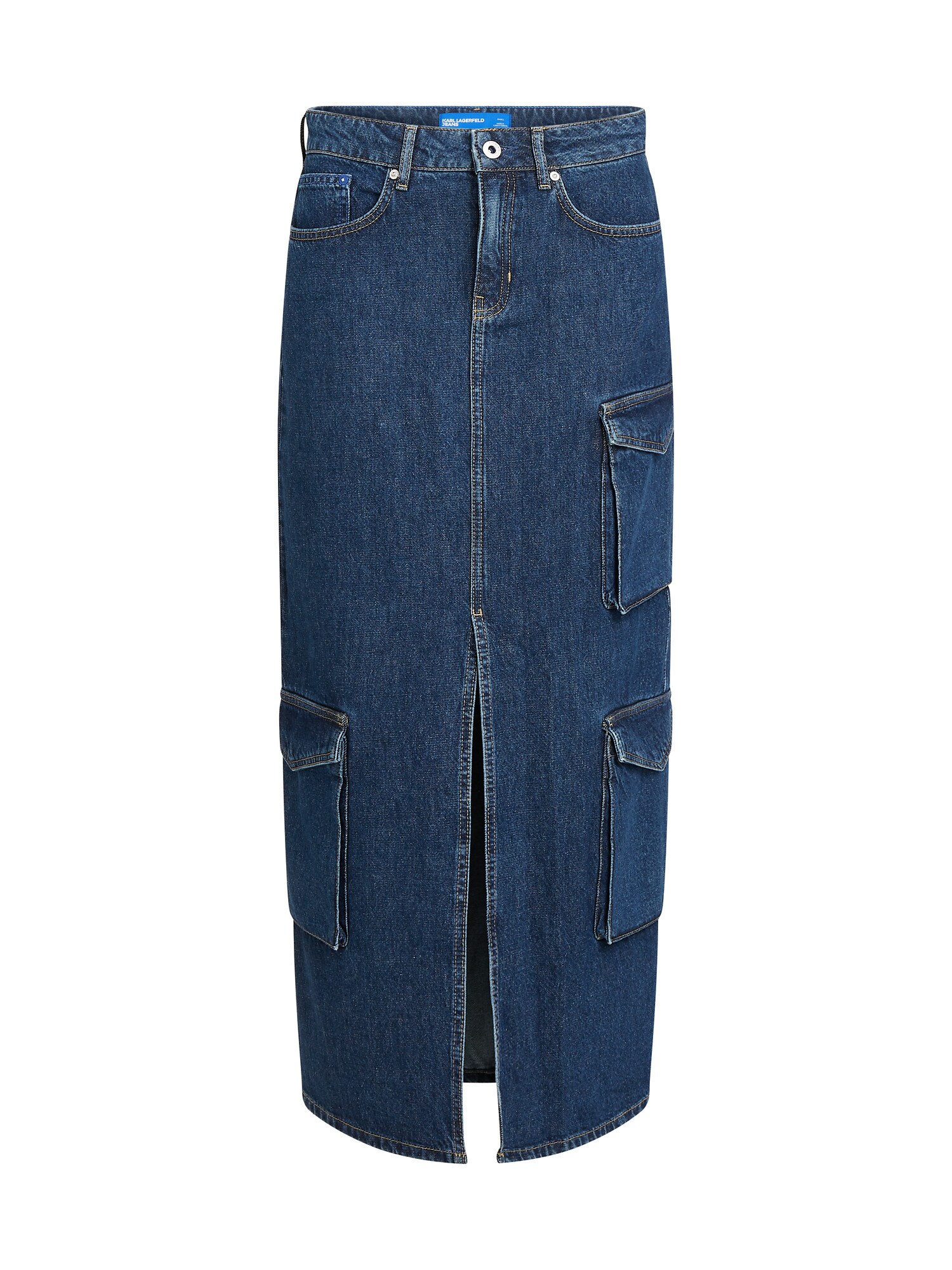 KARL LAGERFELD JEANS Sukňa  modrá denim