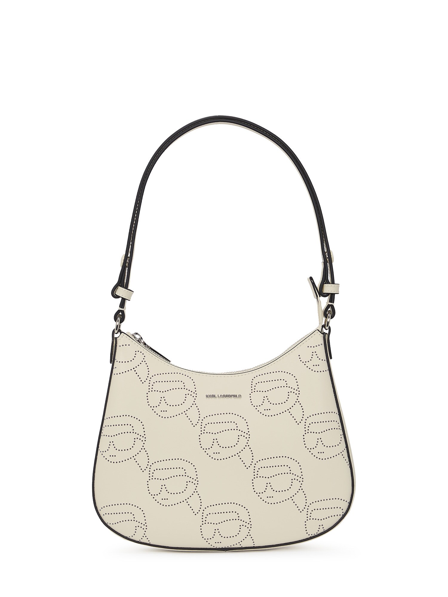 Karl Lagerfeld Válltáskák ' IKON SCHULTERTASCHE MIT LOCHMUSTER '  fehér akciós termékkép 1