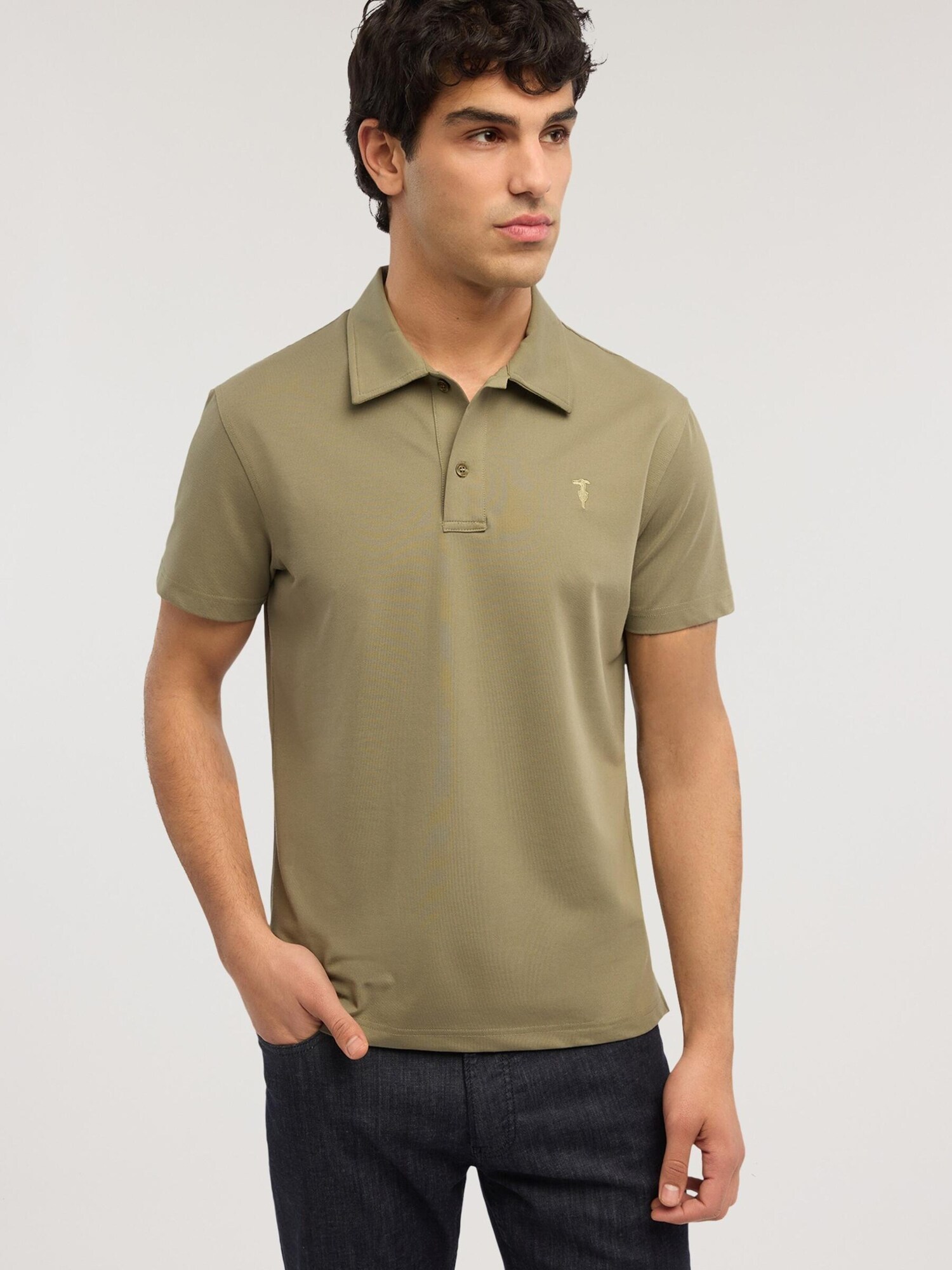 Trussardi Camiseta de fútbol verde hierba – imagen 2