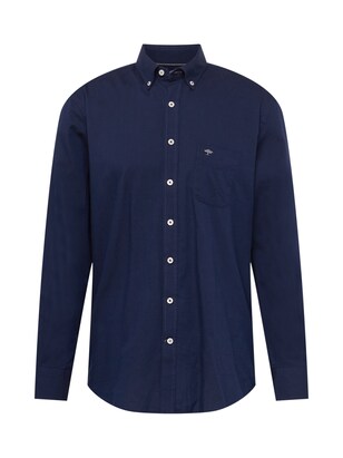 FYNCH-HATTON Zakelijk overhemd Navy / Stone grey