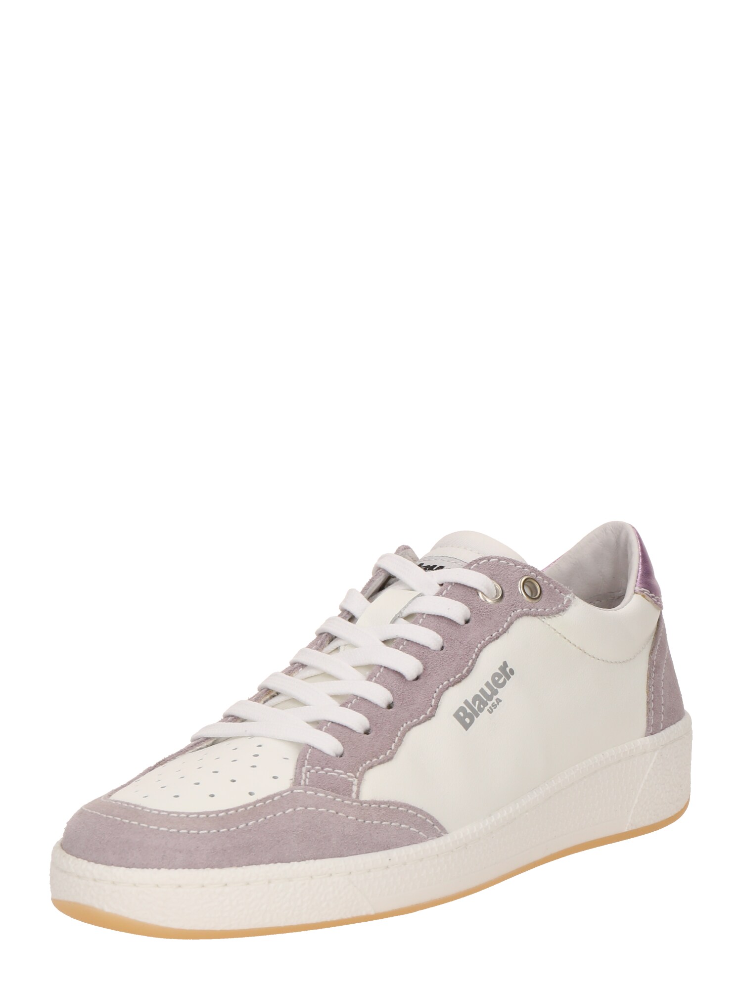 Blauer.USA Sneaker low  mov liliachiu / alb natural