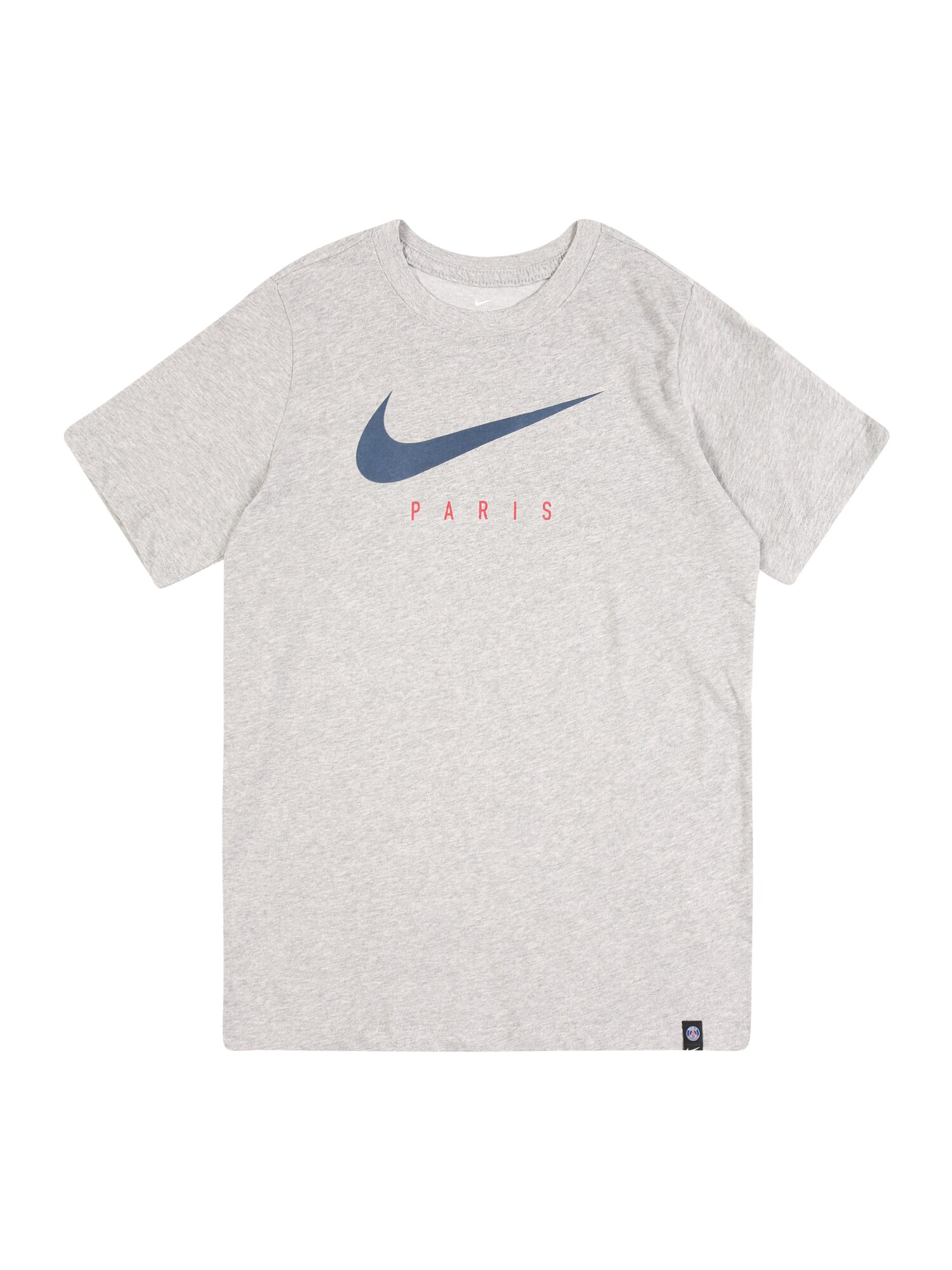 NIKE Sportiniai marškinėliai 'Paris Saint-Germain'  šviesiai pilka / tamsiai mėlyna / pitajų spalva