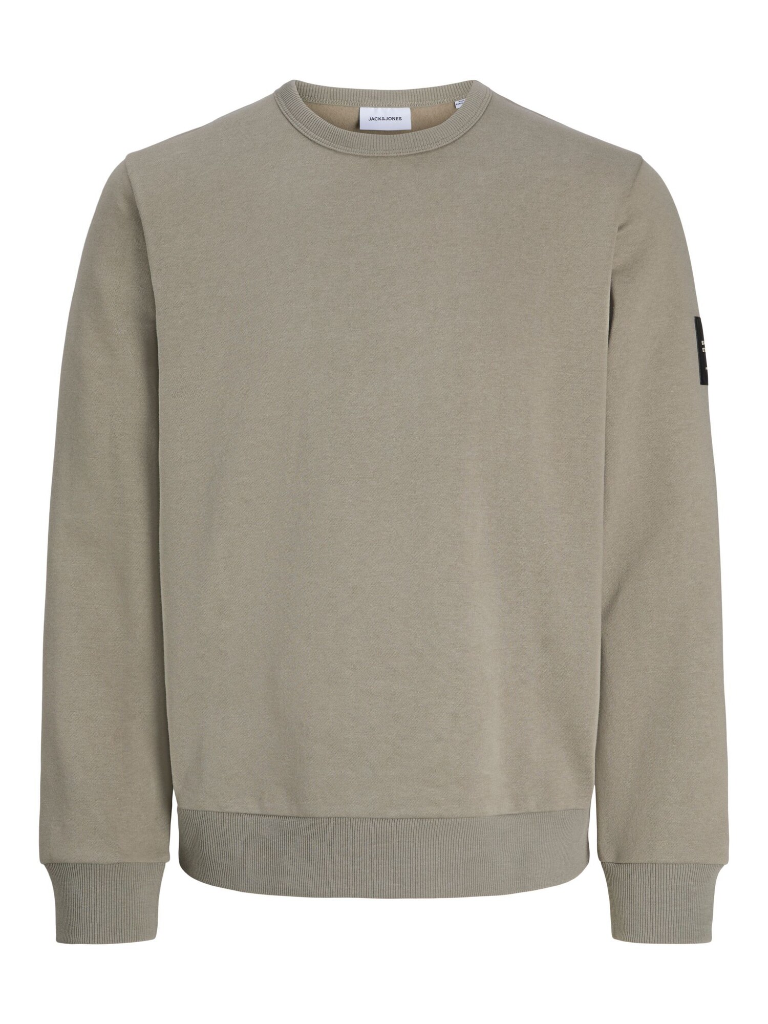JACK & JONES Bluză de molton JJCleveland verde stuf