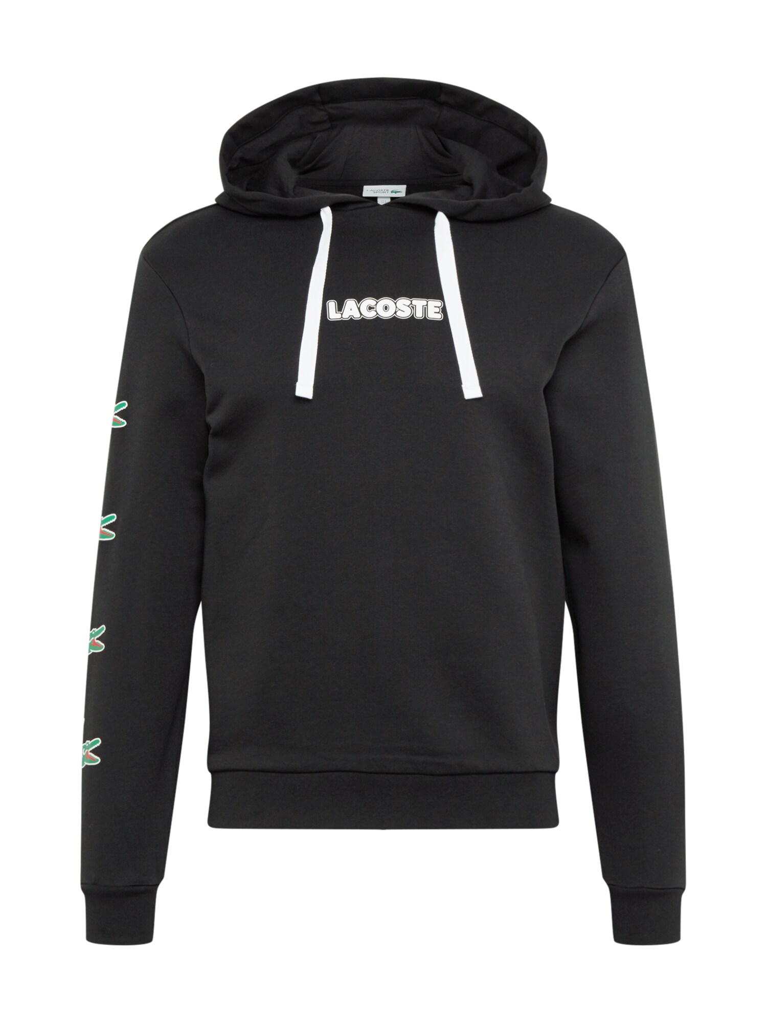 Lacoste Sport Sportinio tipo megztinis  juoda / balta / žalia