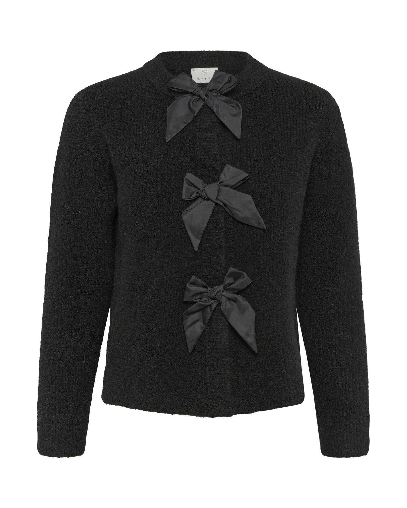 Kaffe Geacă tricotată May  negru