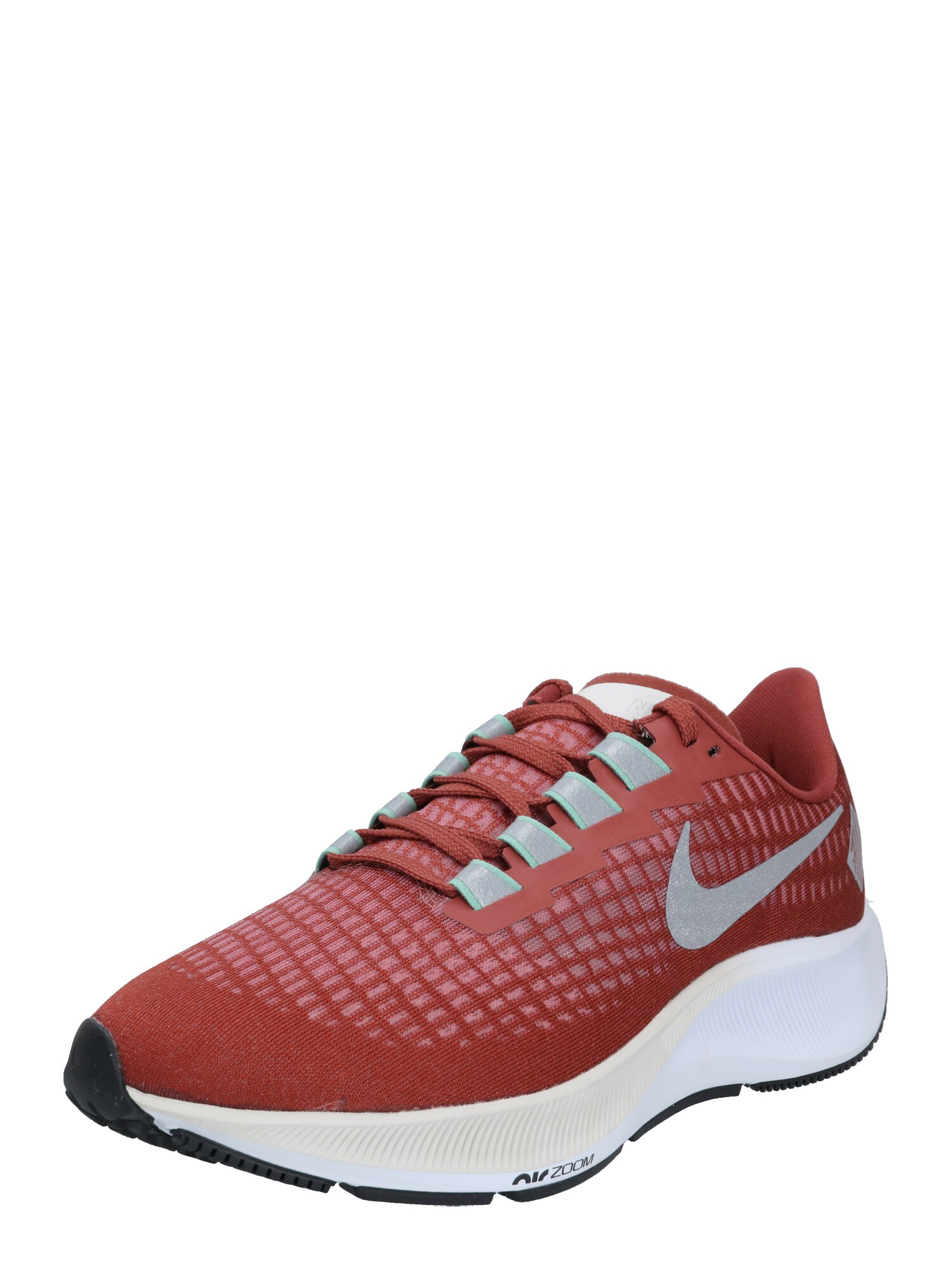 NIKE Bėgimo batai 'Air Zoom Pegasus 37'  balta / rūdžių raudona / sidabrinė