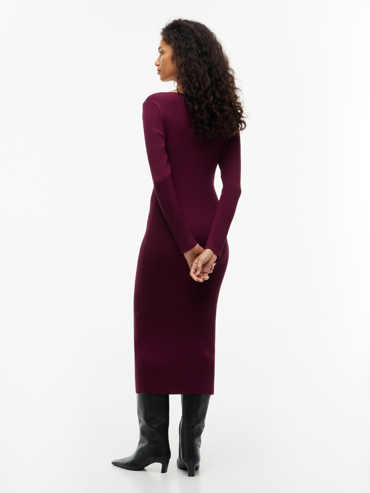 Tommy Jeans Vestido de punto  cyclam – imagen 3