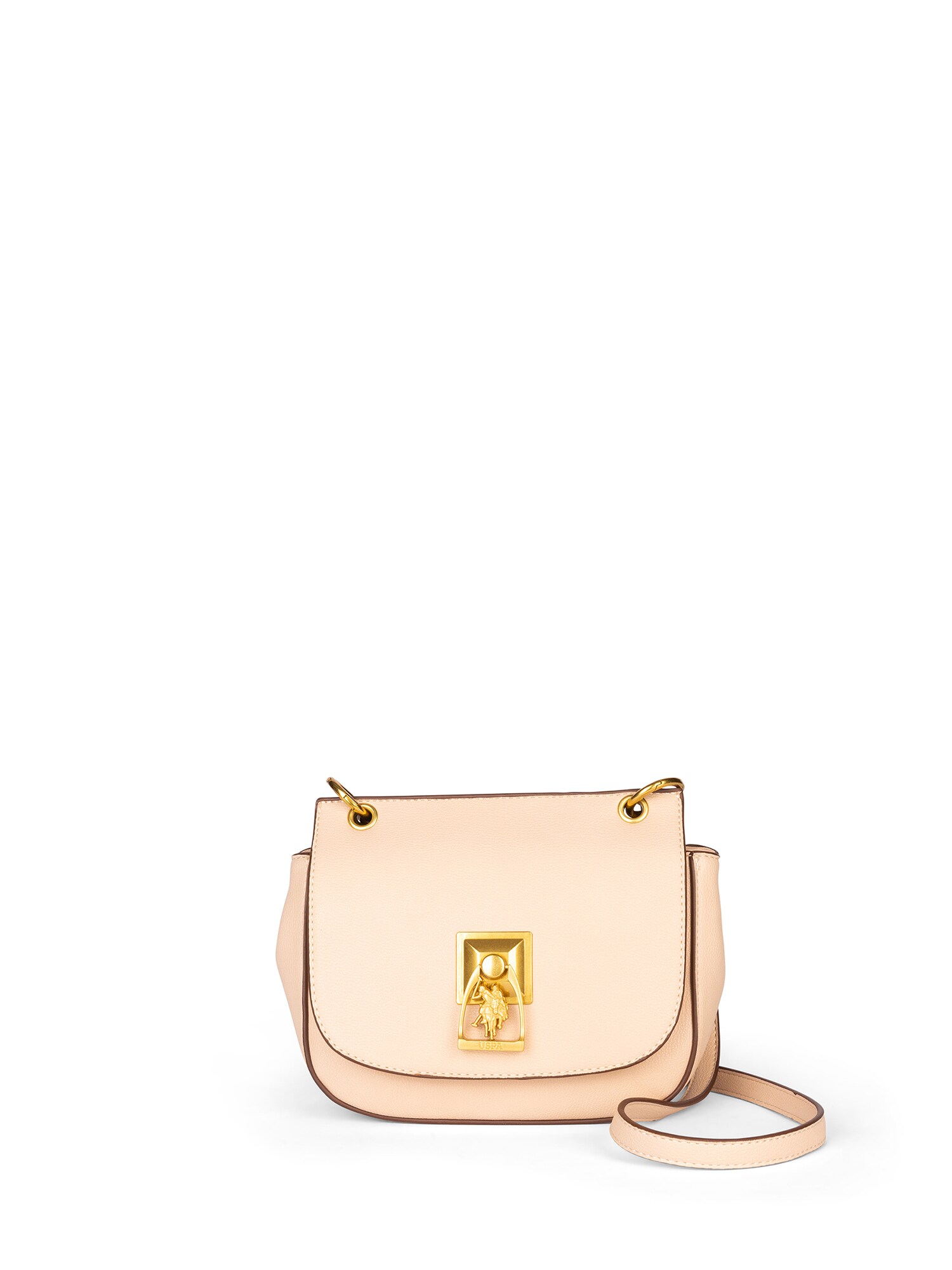 U.S. Polo Assn. Schoudertas Beige / Goud