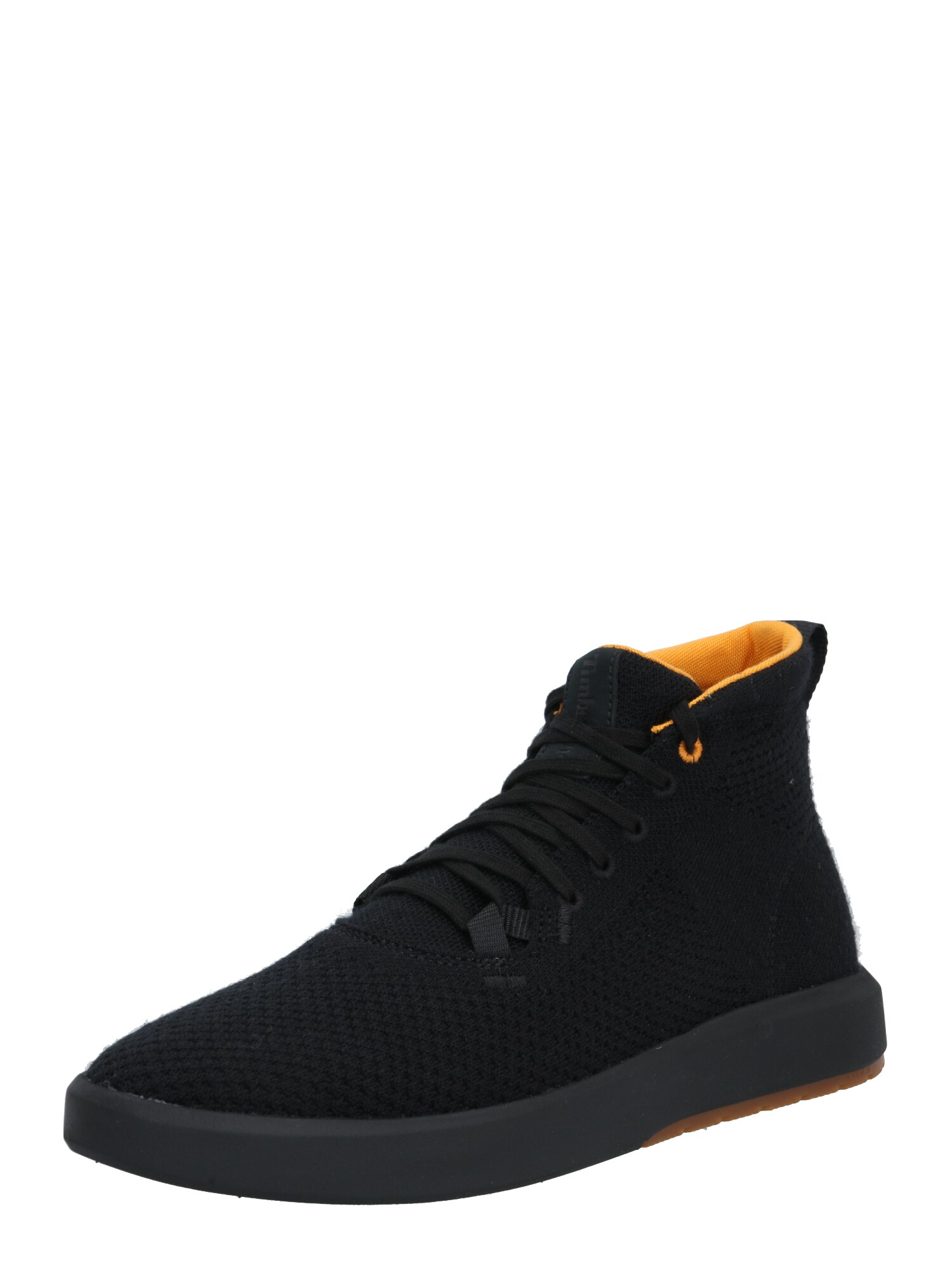 TIMBERLAND Auliniai batai su raišteliais  juoda / oranžinė