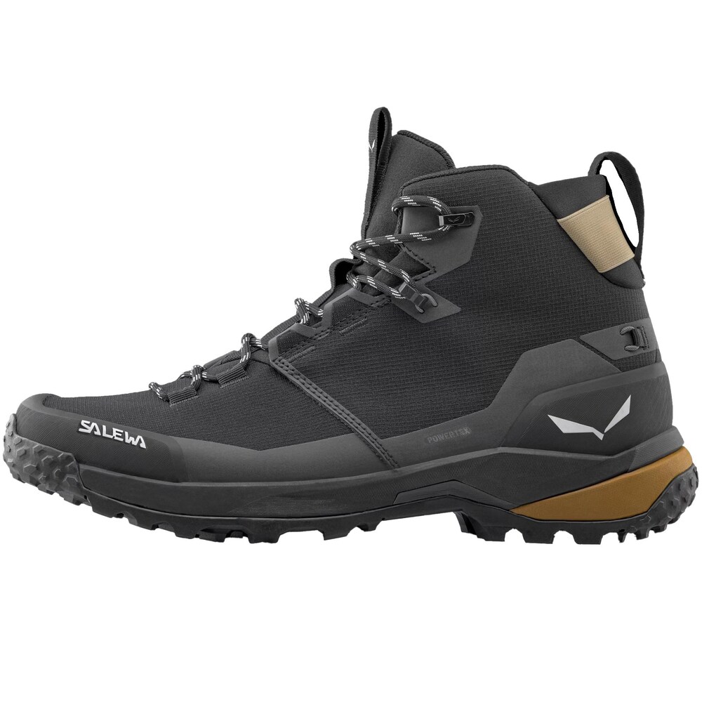 SALEWA Boots 'Puez 2 Mid Powertex' Herren Größe 47 dunkelorange / schwarz / weiß