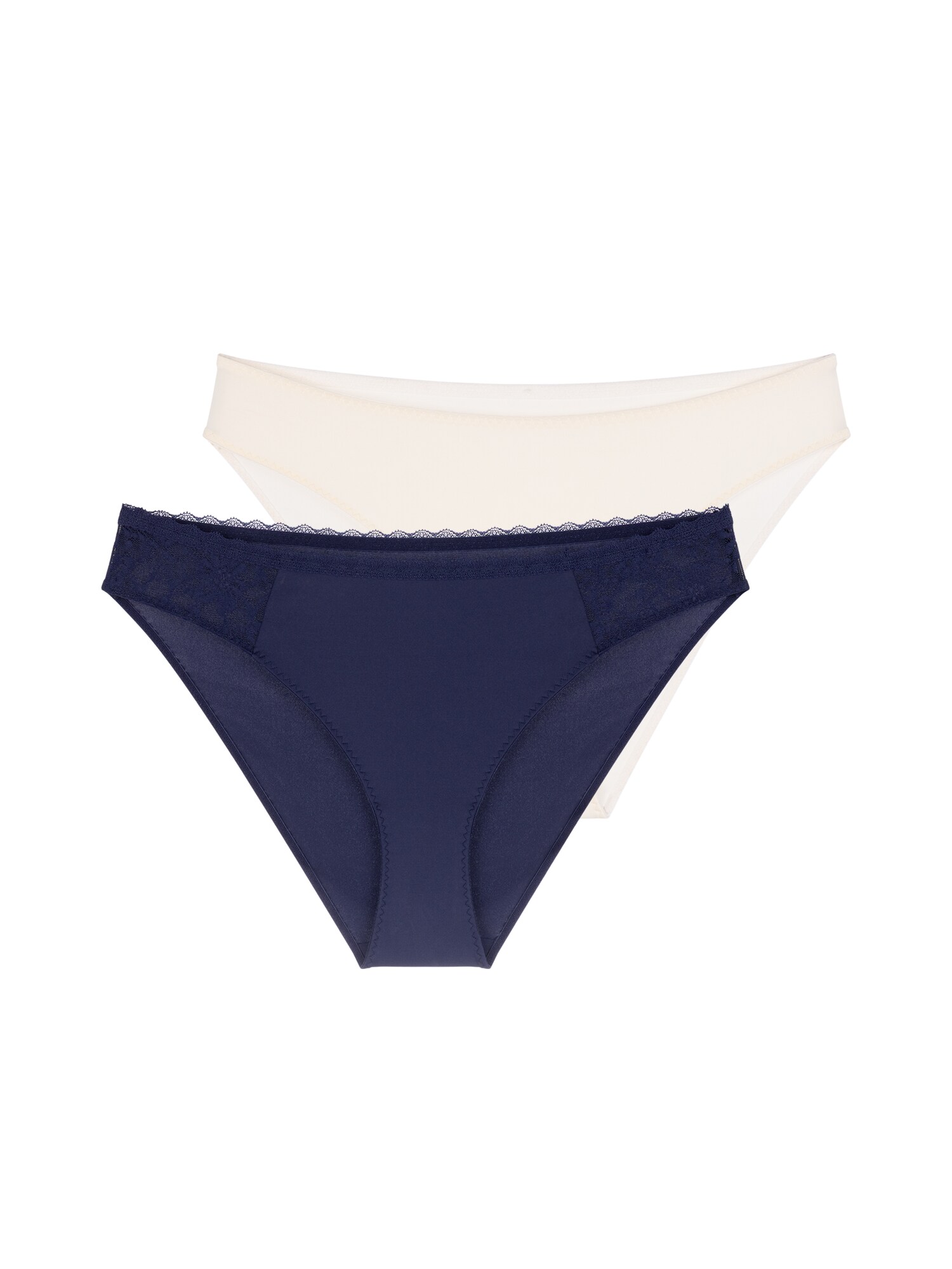 Dorina Slip fildeş / albastru marin
