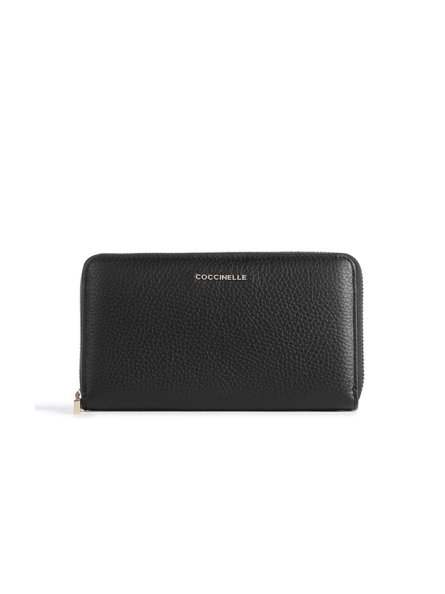 Coccinelle Cartera 'Metallic Soft Wallet Grained Leather' negro – imagen 4