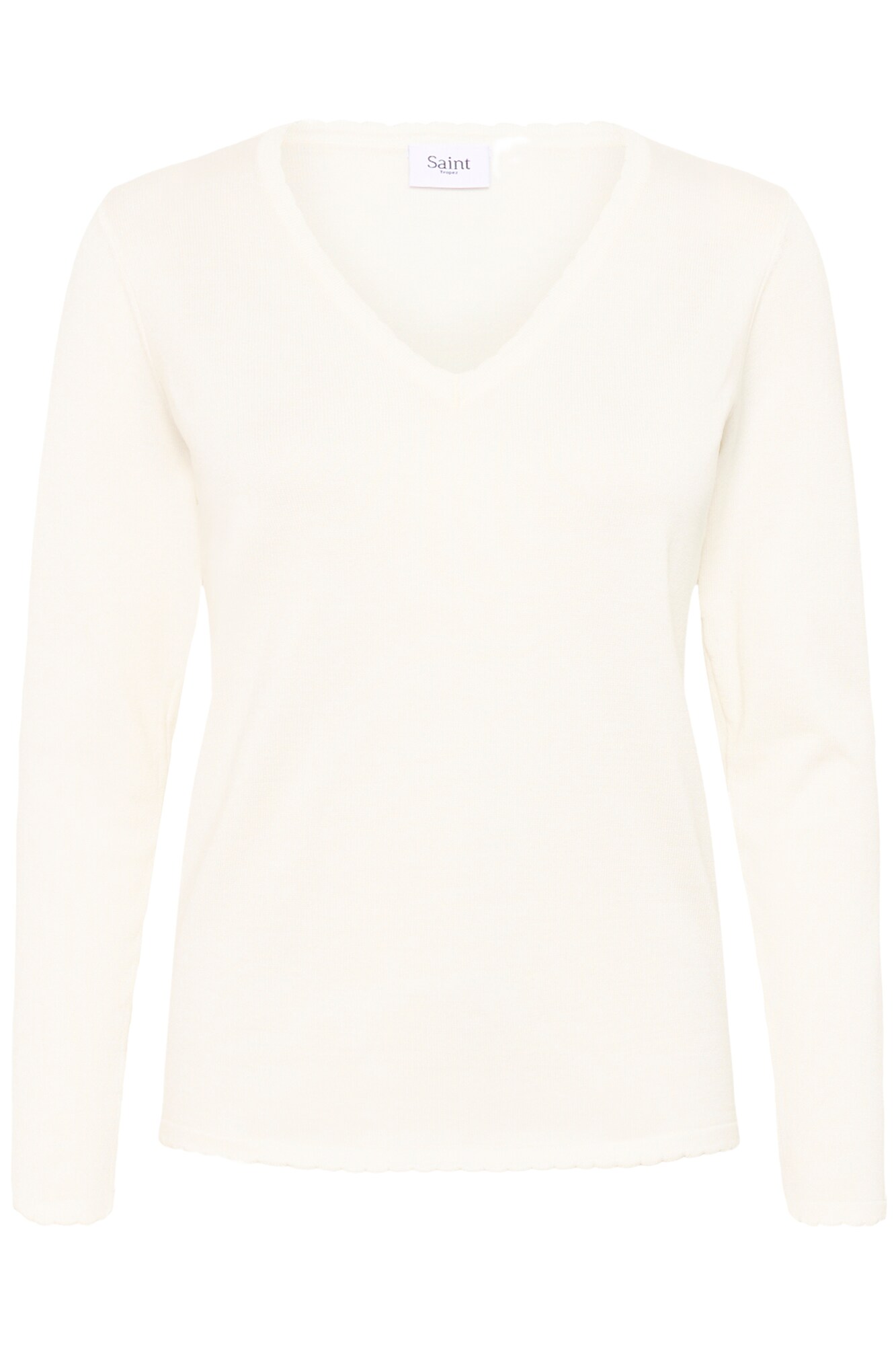 SAINT TROPEZ Jersey 'MilaSZ'  blanco