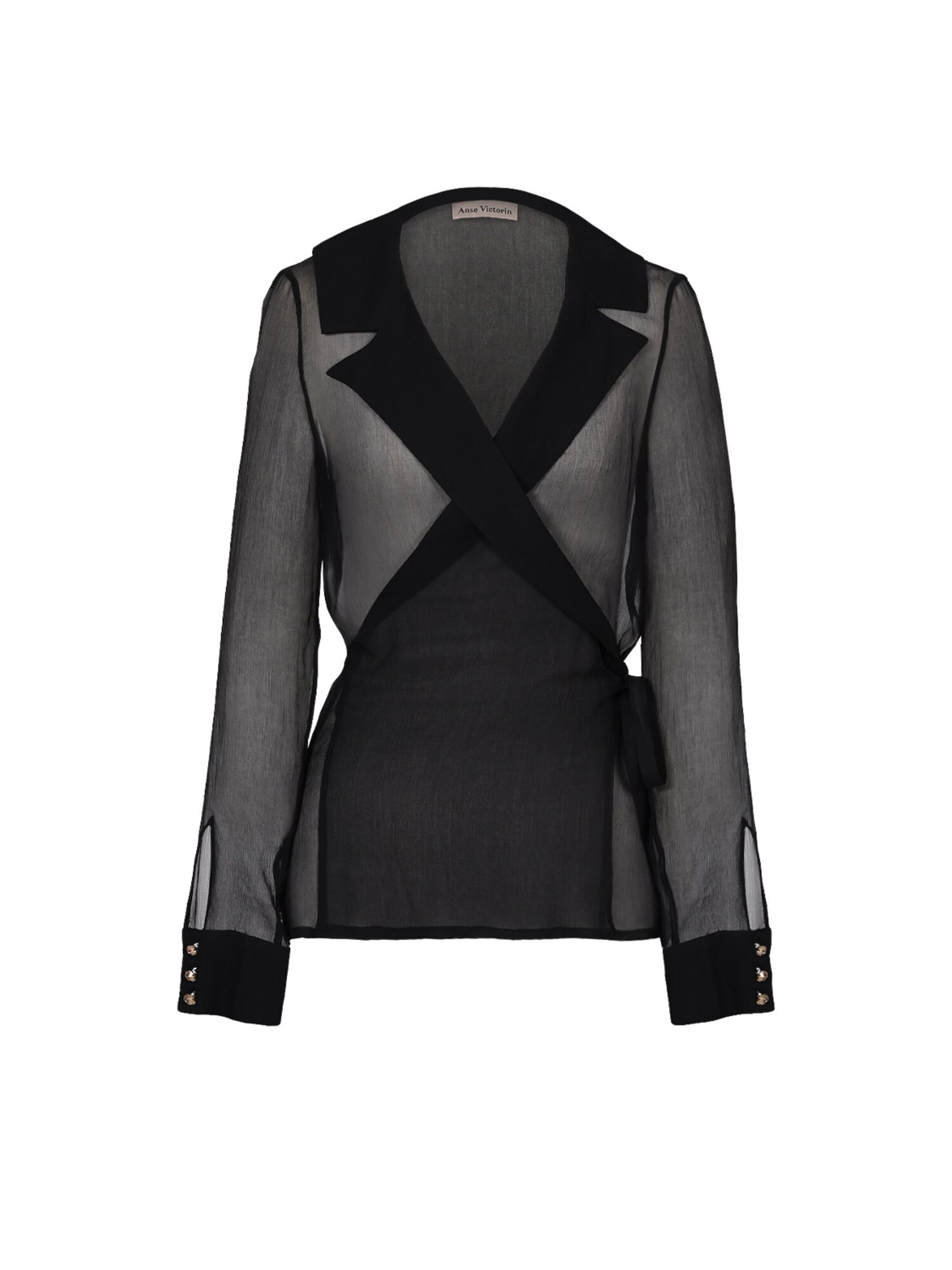 Anse Victorin Blusa 'Eva'  negro