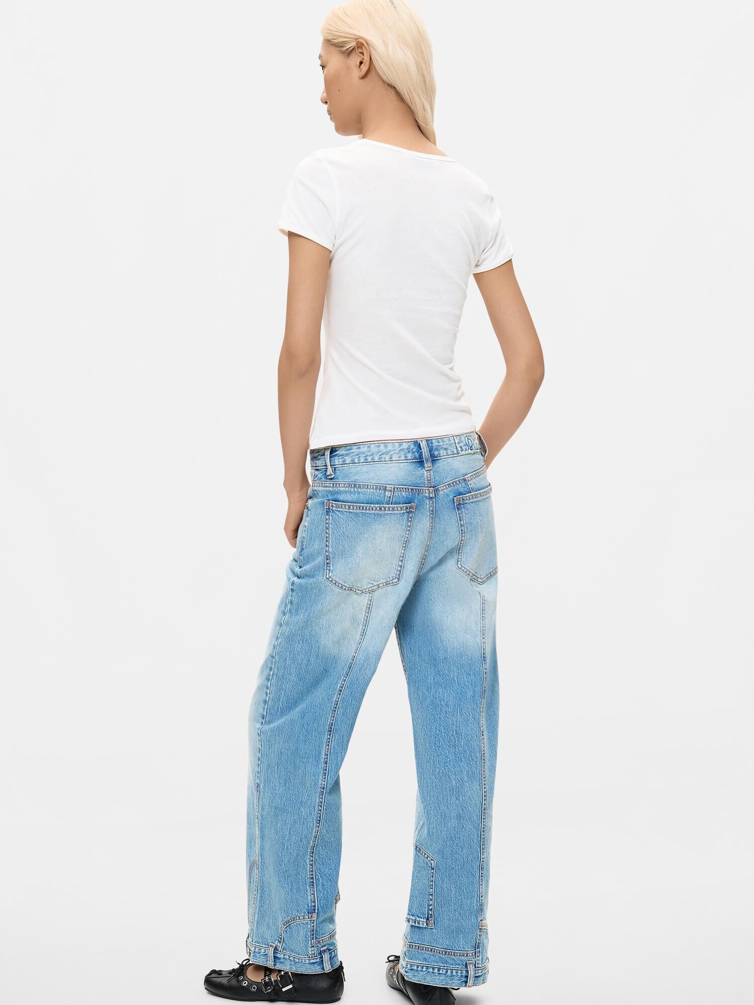 Desigual Džínsy  modrá denim (obrázok 4)
