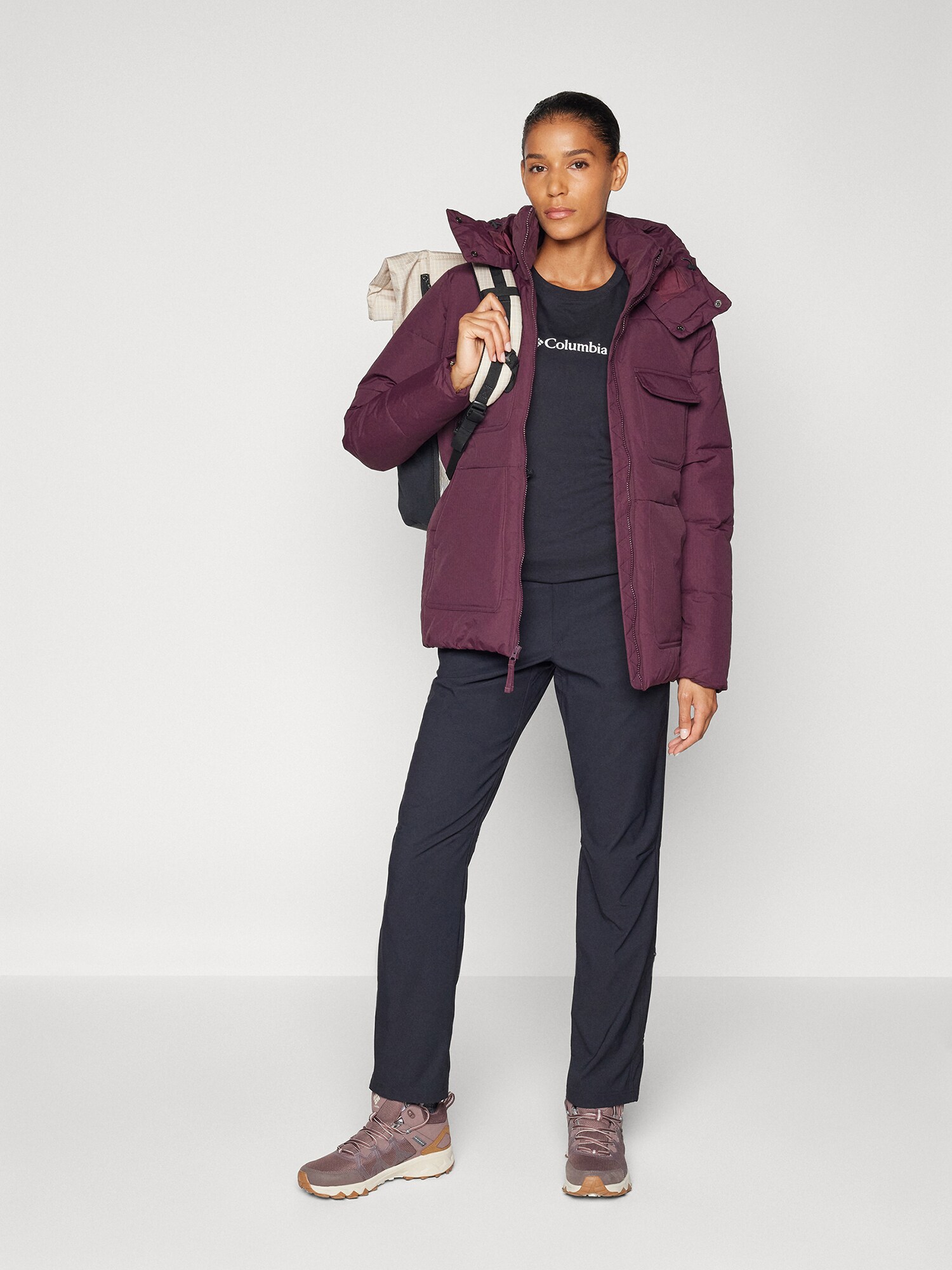 COLUMBIA Chaqueta de montaña 'Longhorn Ridge'  burdeos – imagen 4