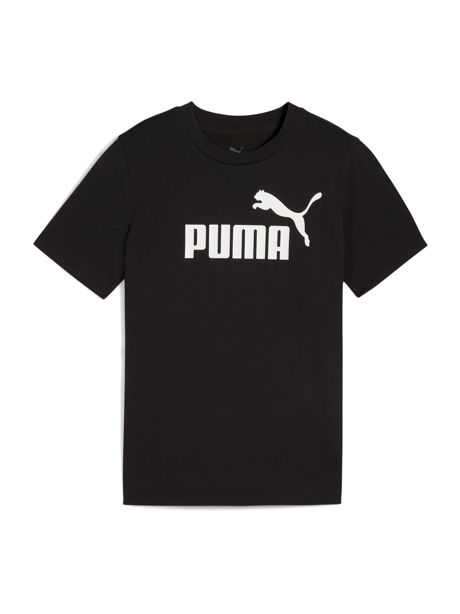 PUMA Tricou ESS No. 1  negru / alb