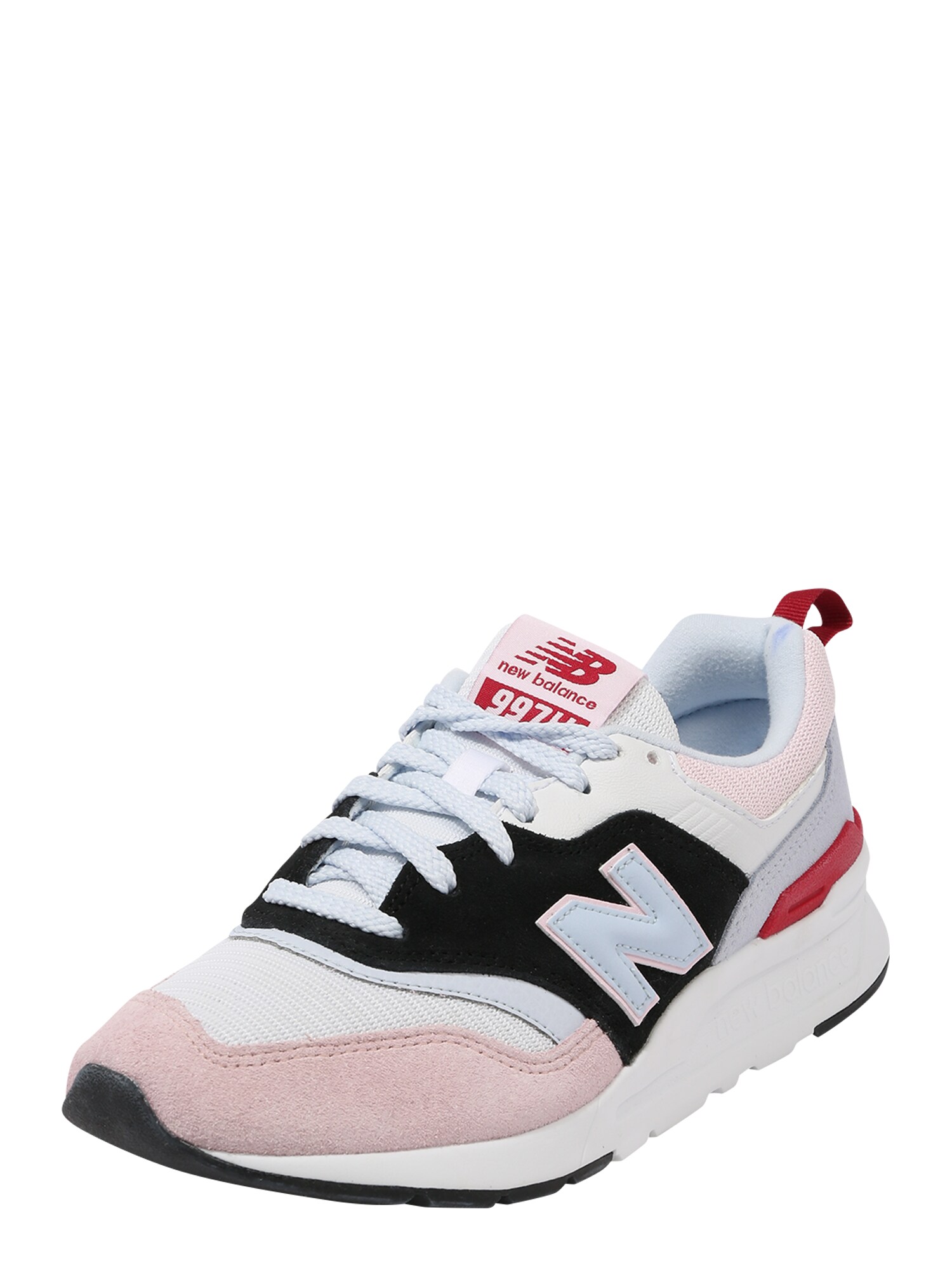 new balance Sportbačiai be auliuko 'CW997HOP-B'  balta / rožių spalva / juoda / raudona