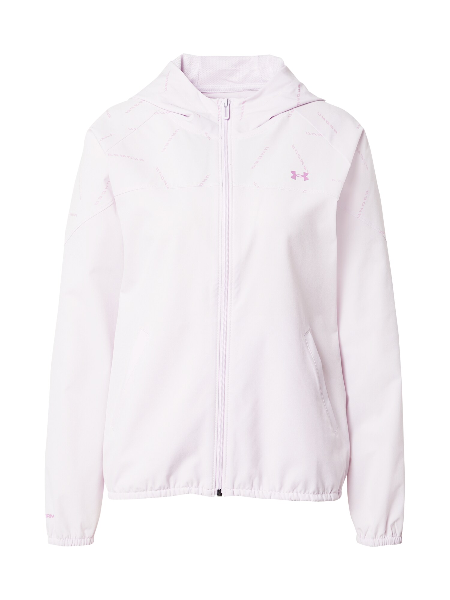 UNDER ARMOUR Sportinė striukė  šviesiai violetinė / balta