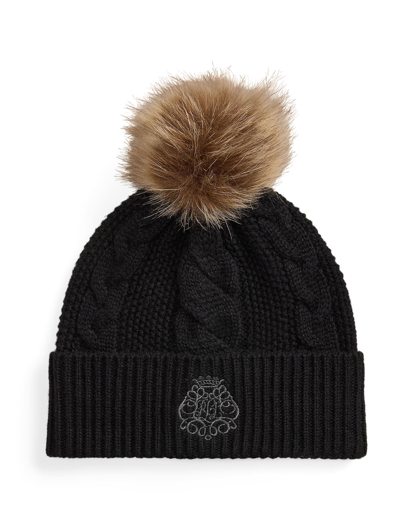 Lauren Ralph Lauren Căciulă brocart / gri deschis / negru