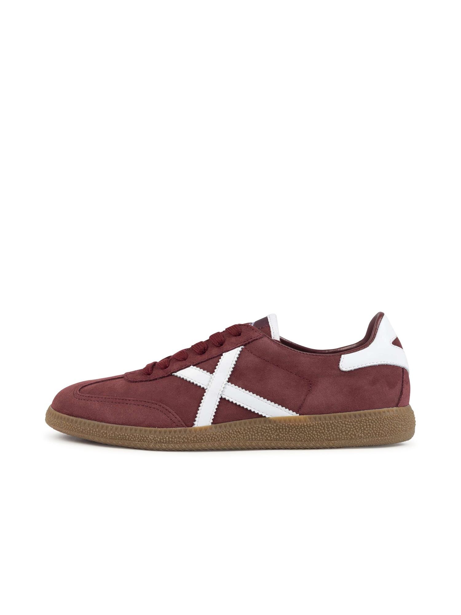 MUNICH Zapatillas deportivas bajas 'BARRU' burdeos / blanco natural