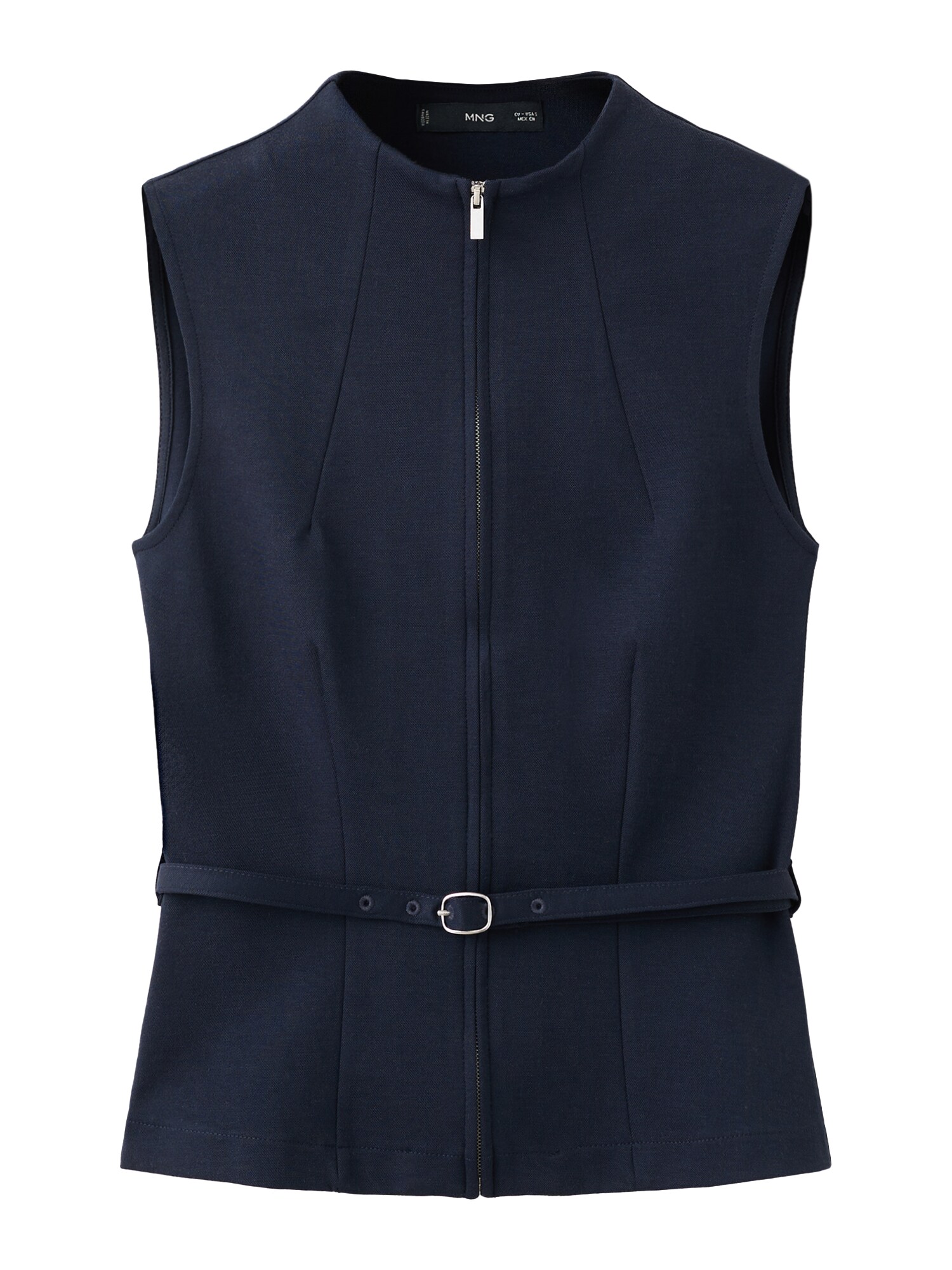 MANGO Vestă CYNTHIA  bleumarin