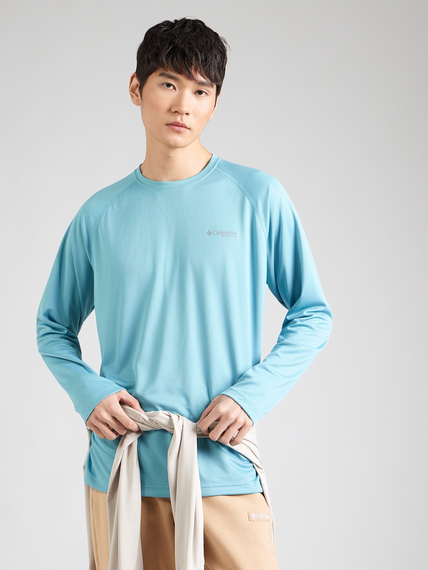 COLUMBIA Camiseta funcional 'Solar Stream'  azul claro – imagen 2
