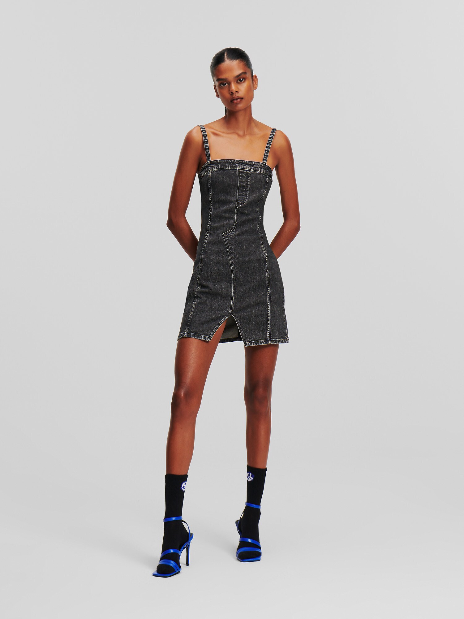 KARL LAGERFELD JEANS Ruha  antracit termék 2. képe