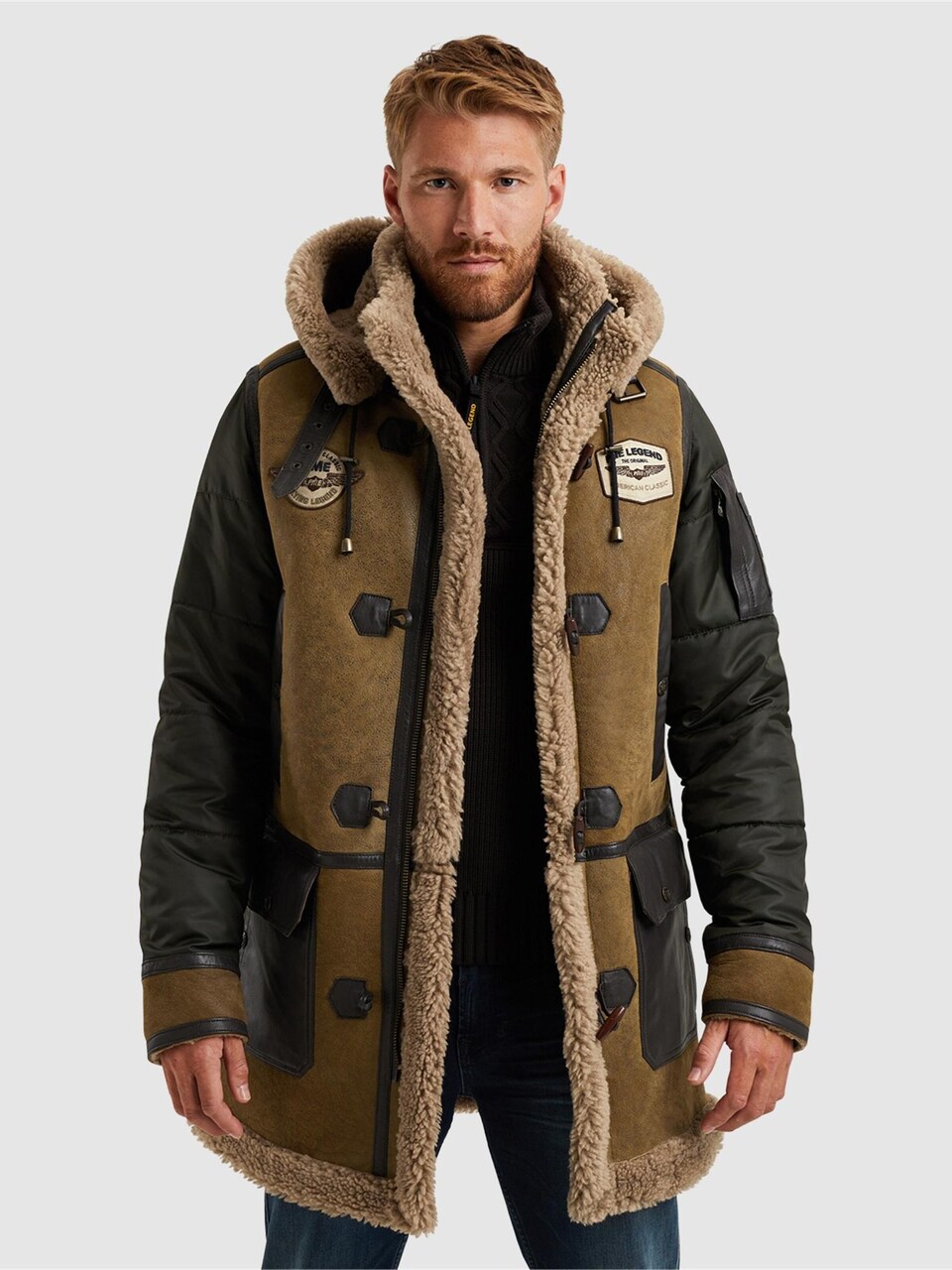 Övergångsjacka 'Tornador leather jacket'