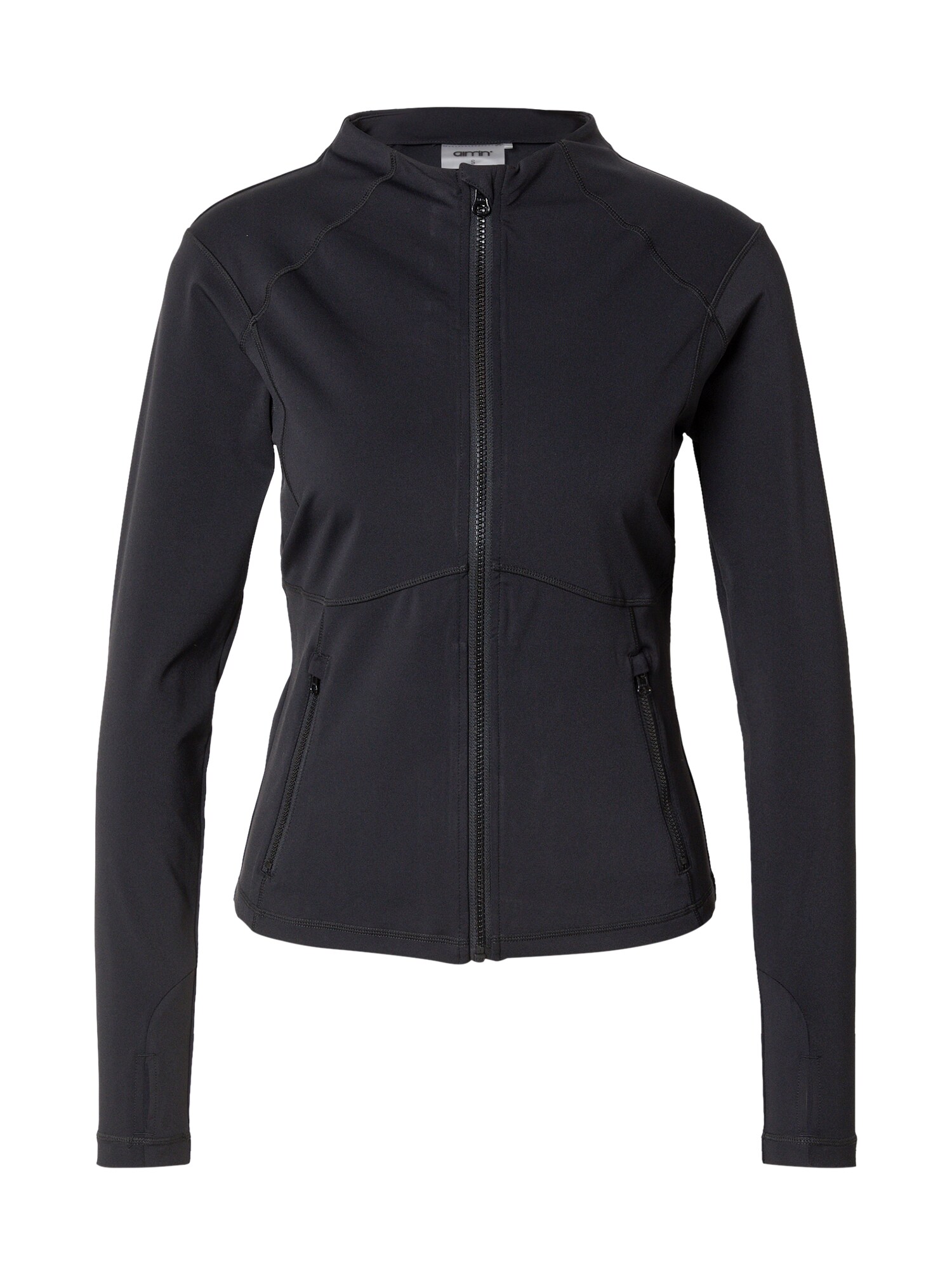 Aim'n Sudadera con cremallera deportiva  negro