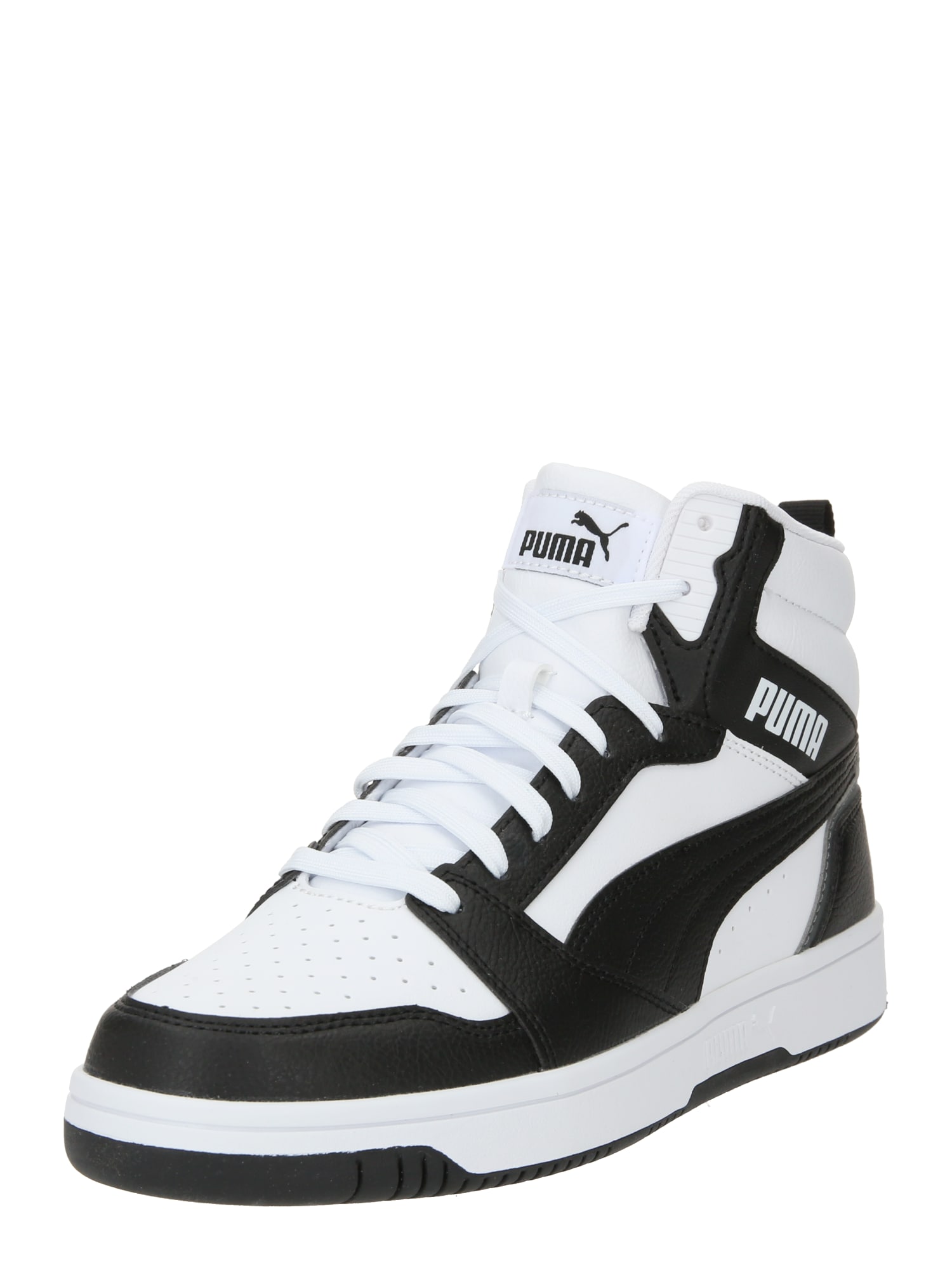 PUMA Sneaker înalt 'Rebound v6'  negru / alb