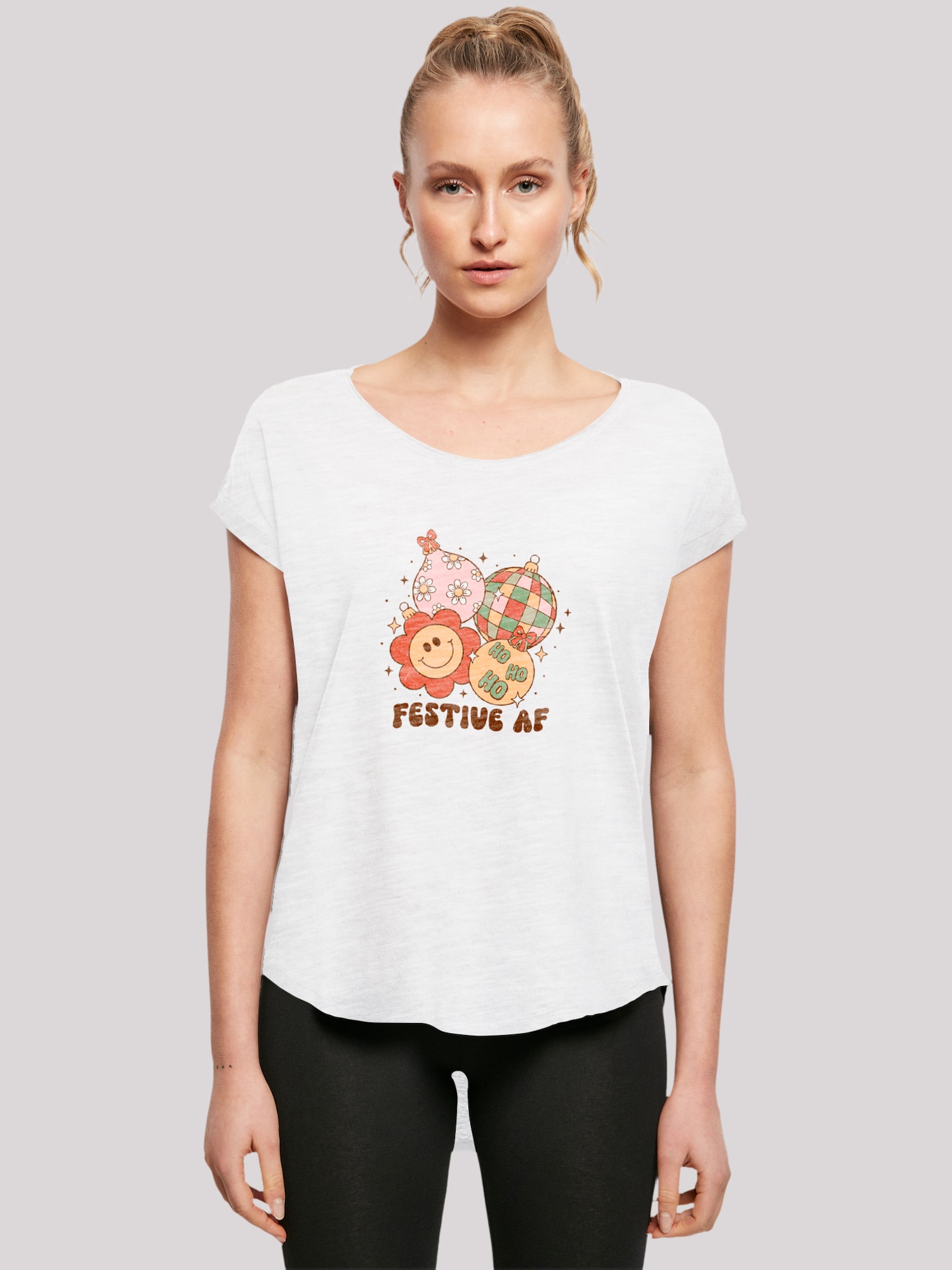 Thumbnail - F4NT4STIC Shirt Festive AF Christmas Tree Balls