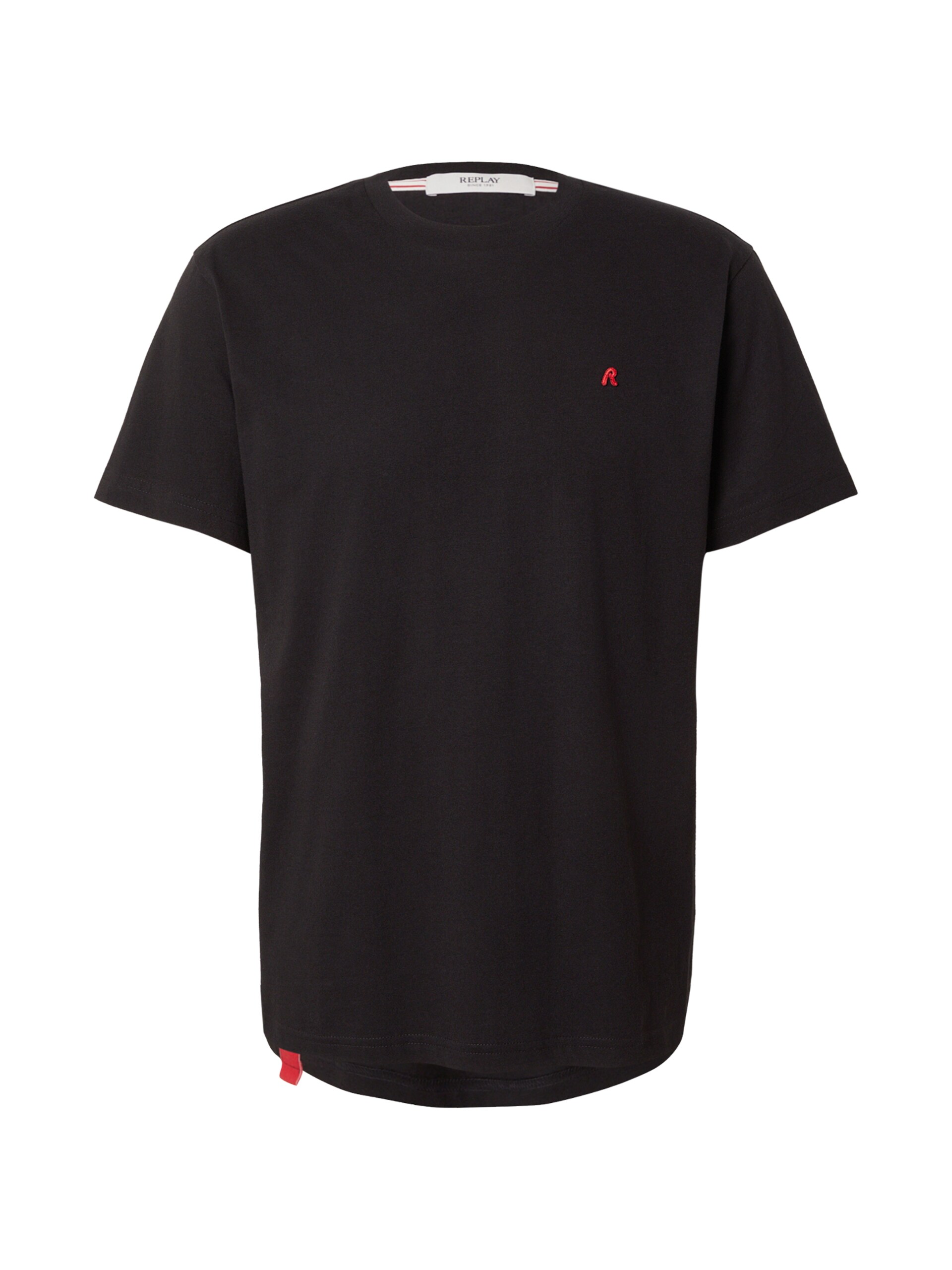 REPLAY T-shirt med svart broderad R herr – bild 2