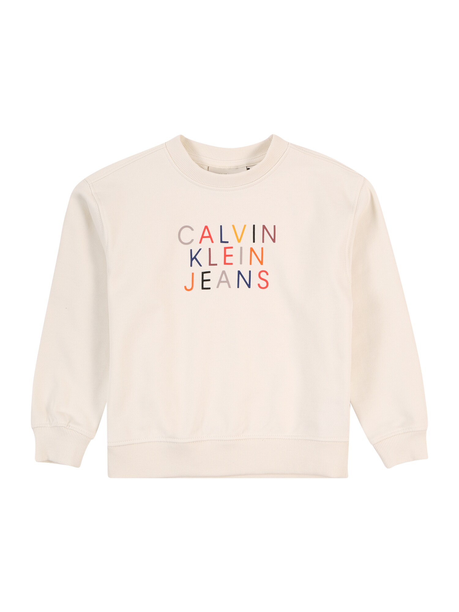 Calvin Klein Jeans Mikina  modrá / sivá / červená / šedobiela