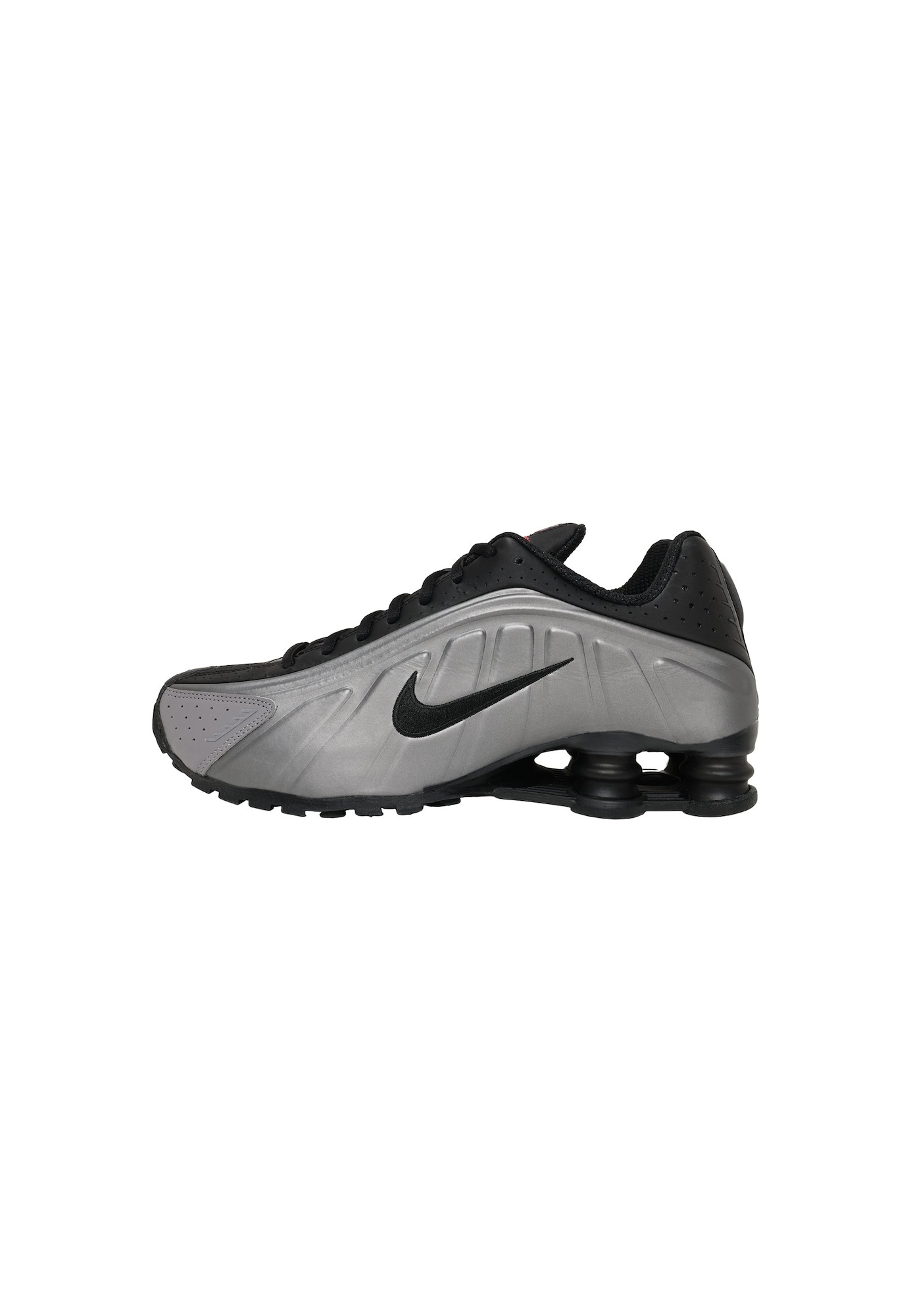 Nike Sportswear Sneaker low SHOX R4 gri argintiu / negru