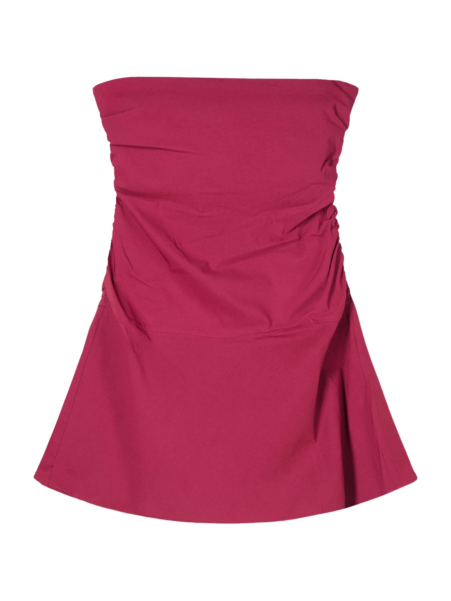Bershka Rochie  roșu burgundy