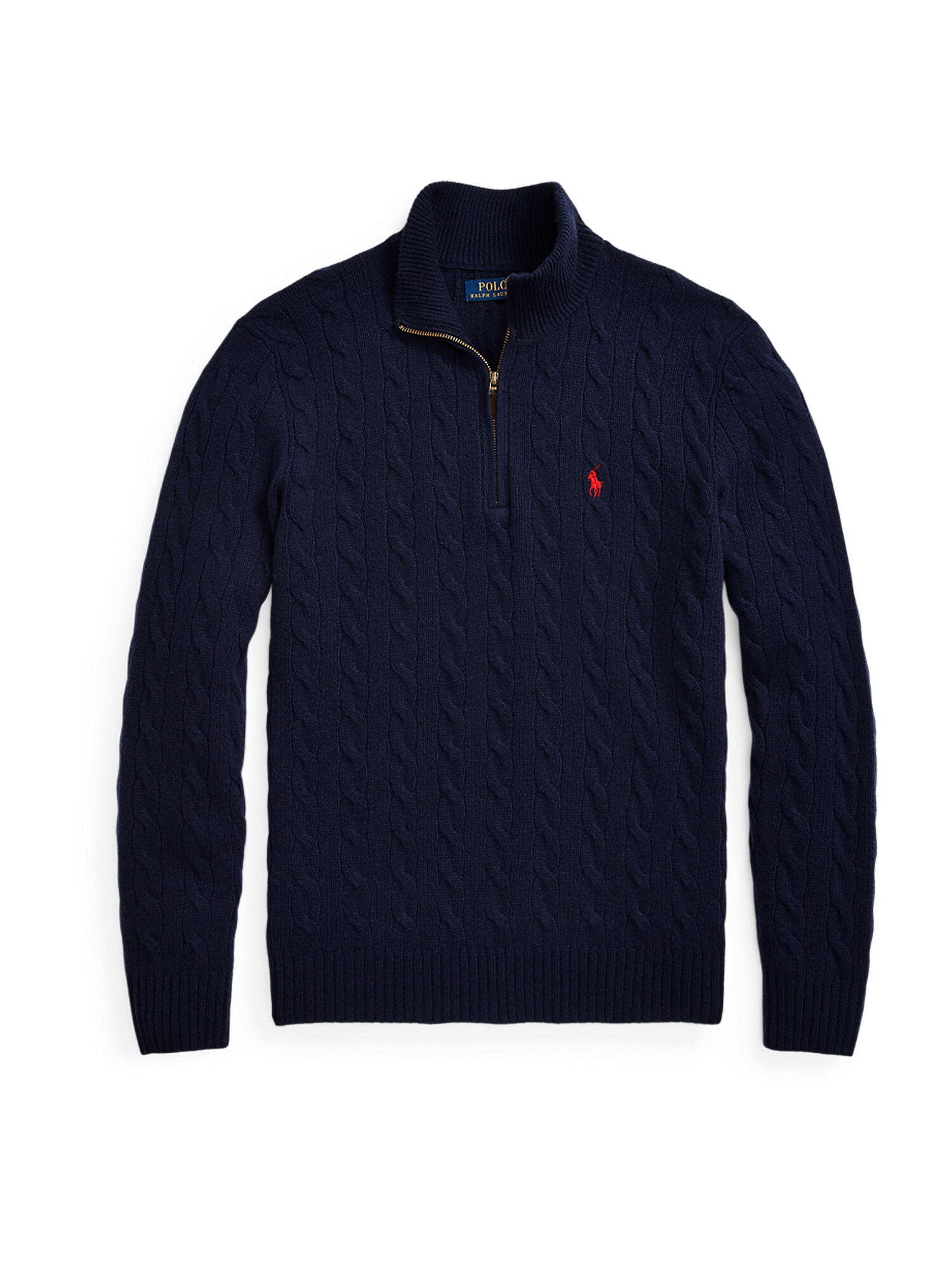 Polo Ralph Lauren Pulover mornarsko plava / crvena