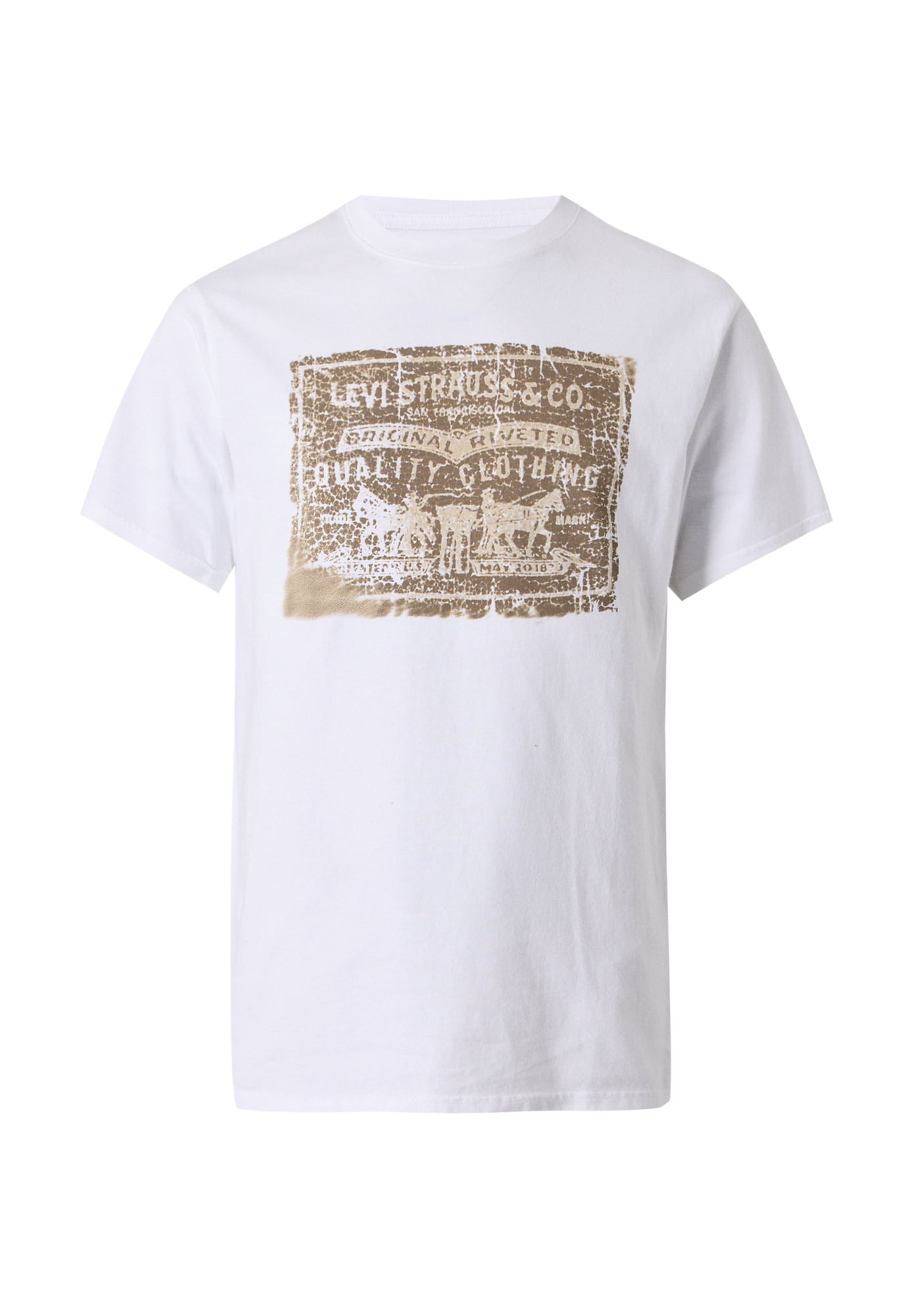 LEVI'S ® Camiseta  brocado / blanco