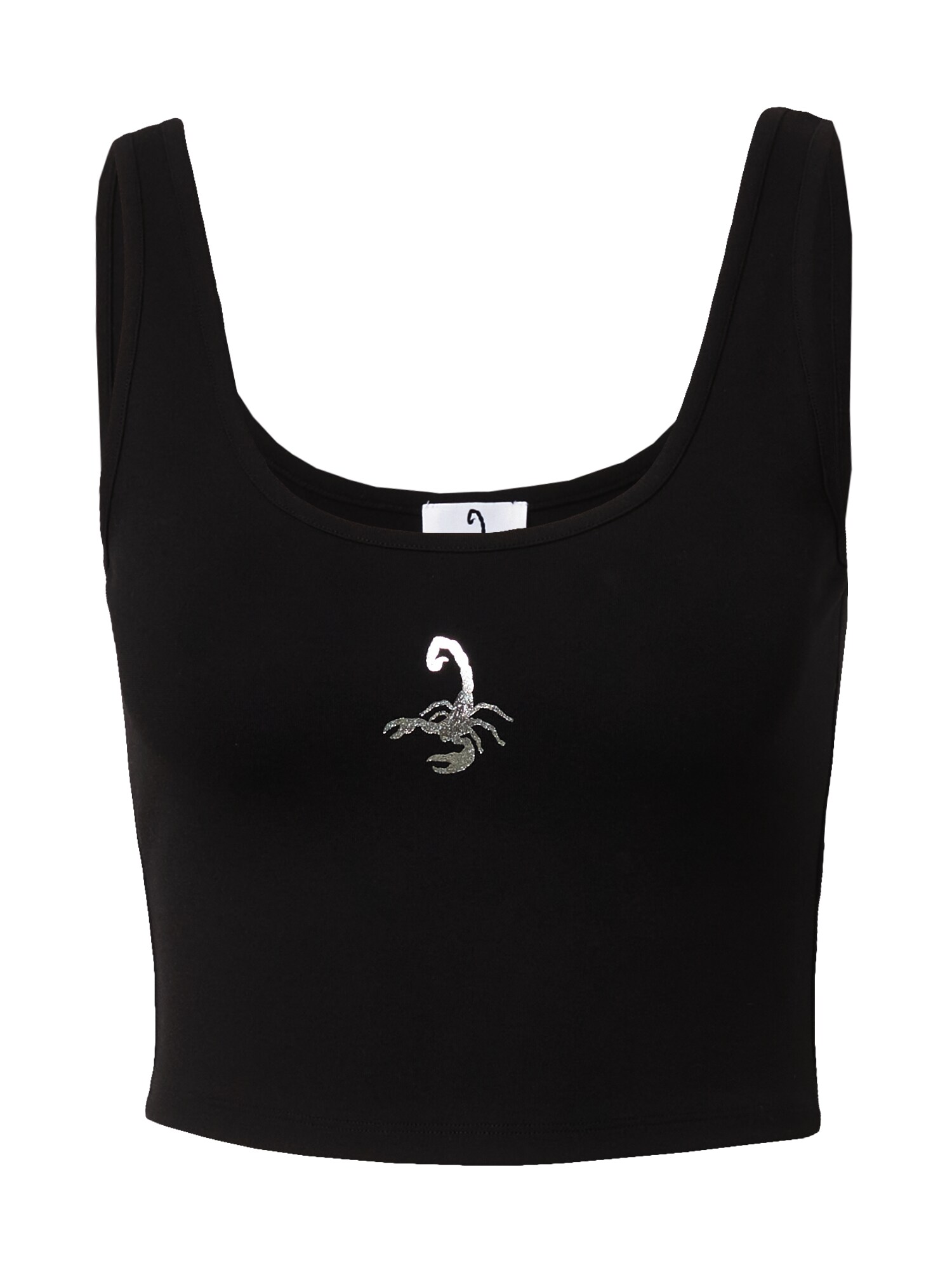 VIERVIER Top 'Alisa'  crna / srebro