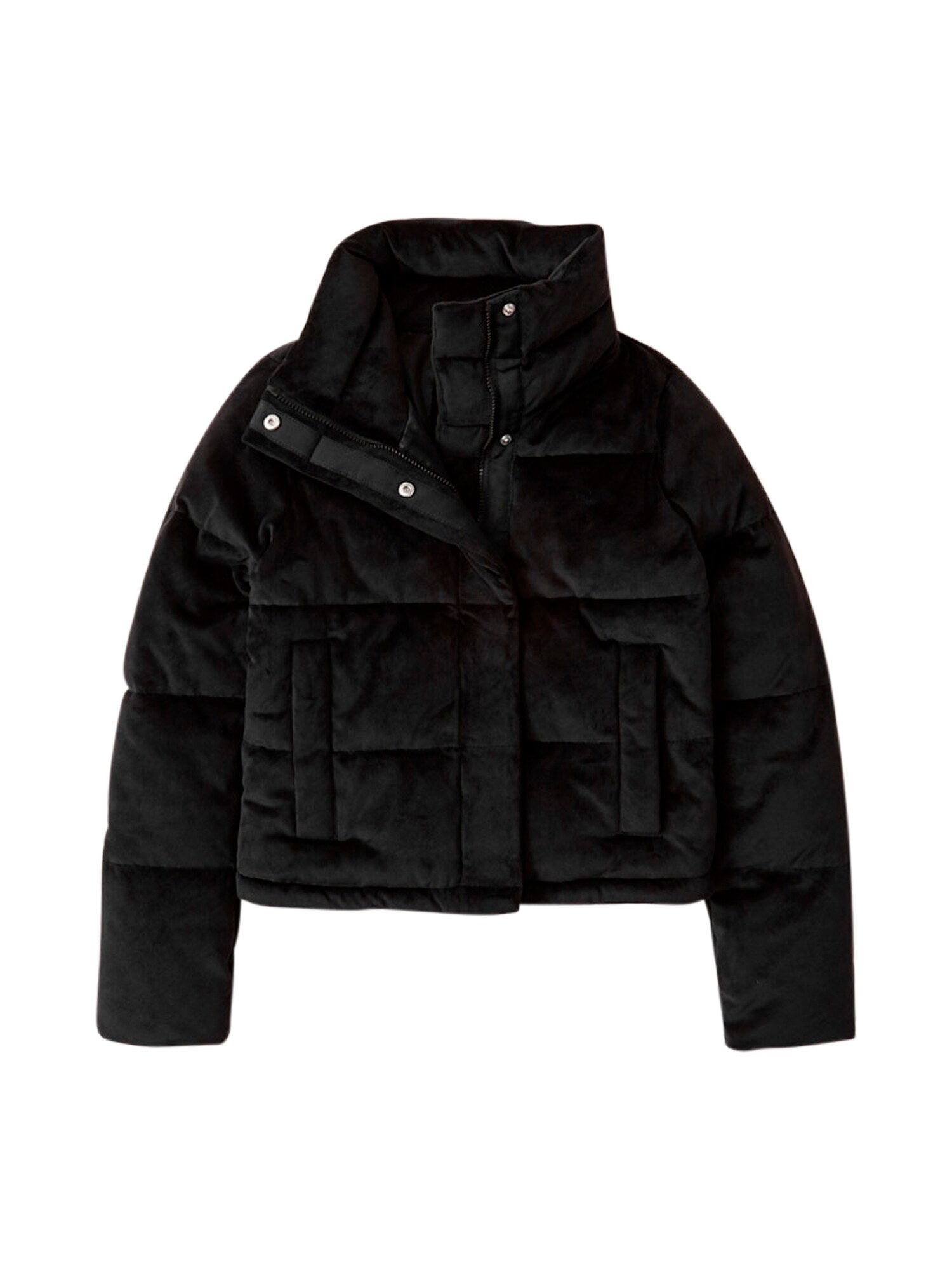 Abercrombie & Fitch Demisezoninė striukė 'Mini Puffer'  juoda