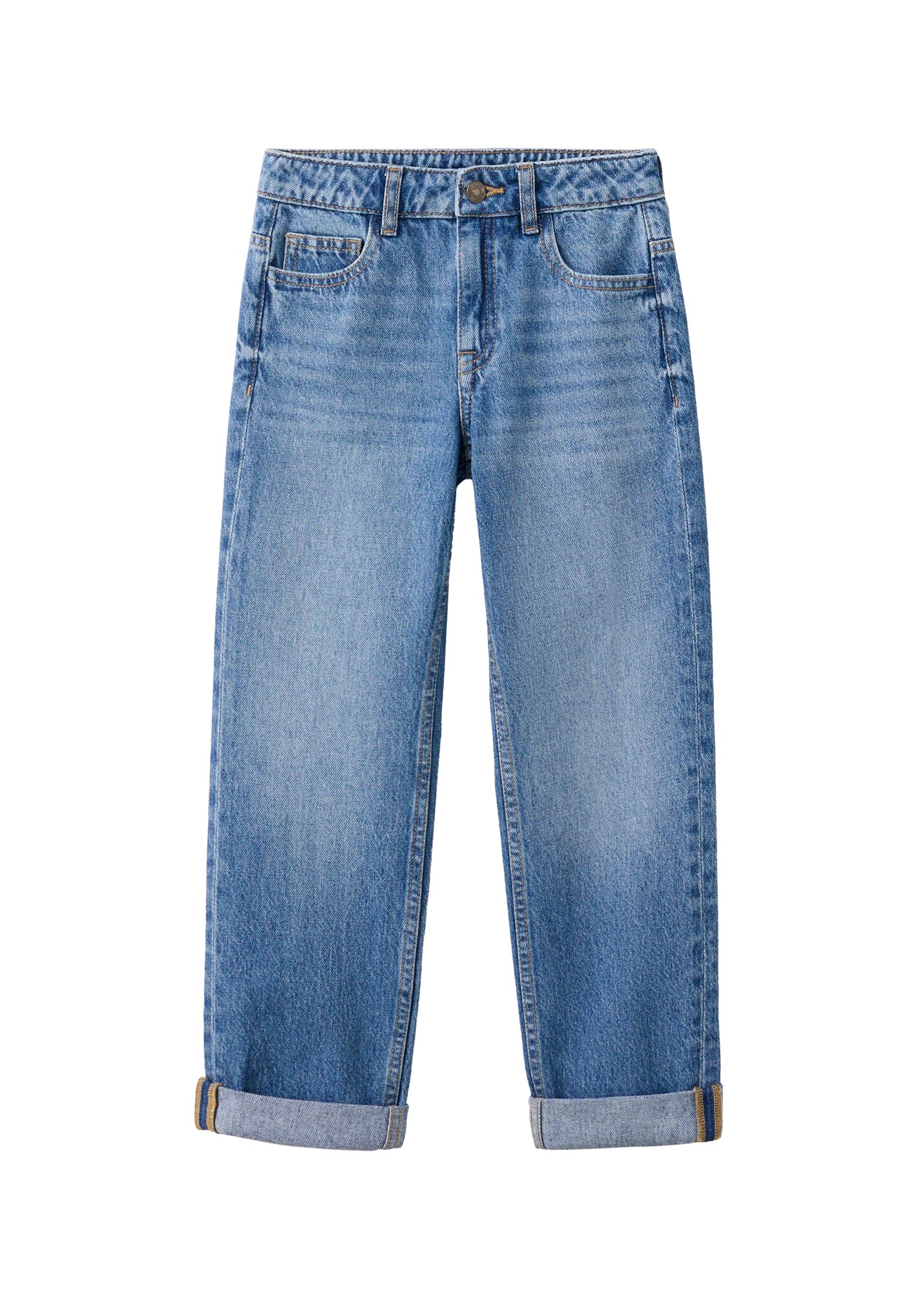 MANGO KIDS Džínsy  modrá denim