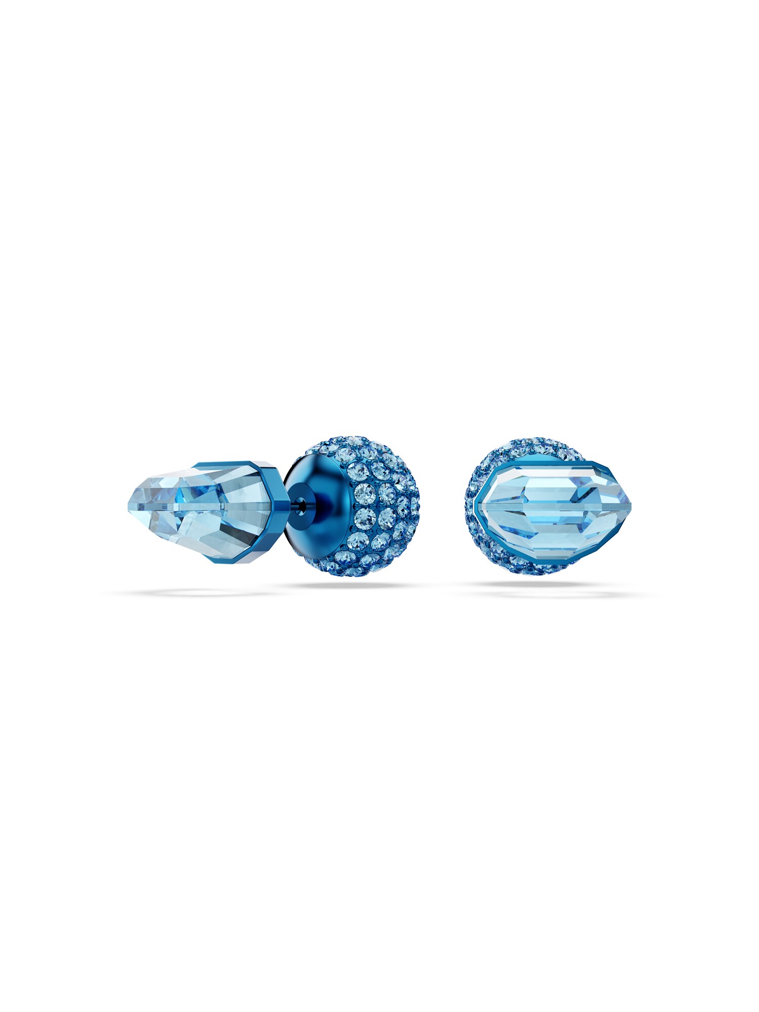 Swarovski Fülbevalók 'LUCENT'  kék termék 2. képe