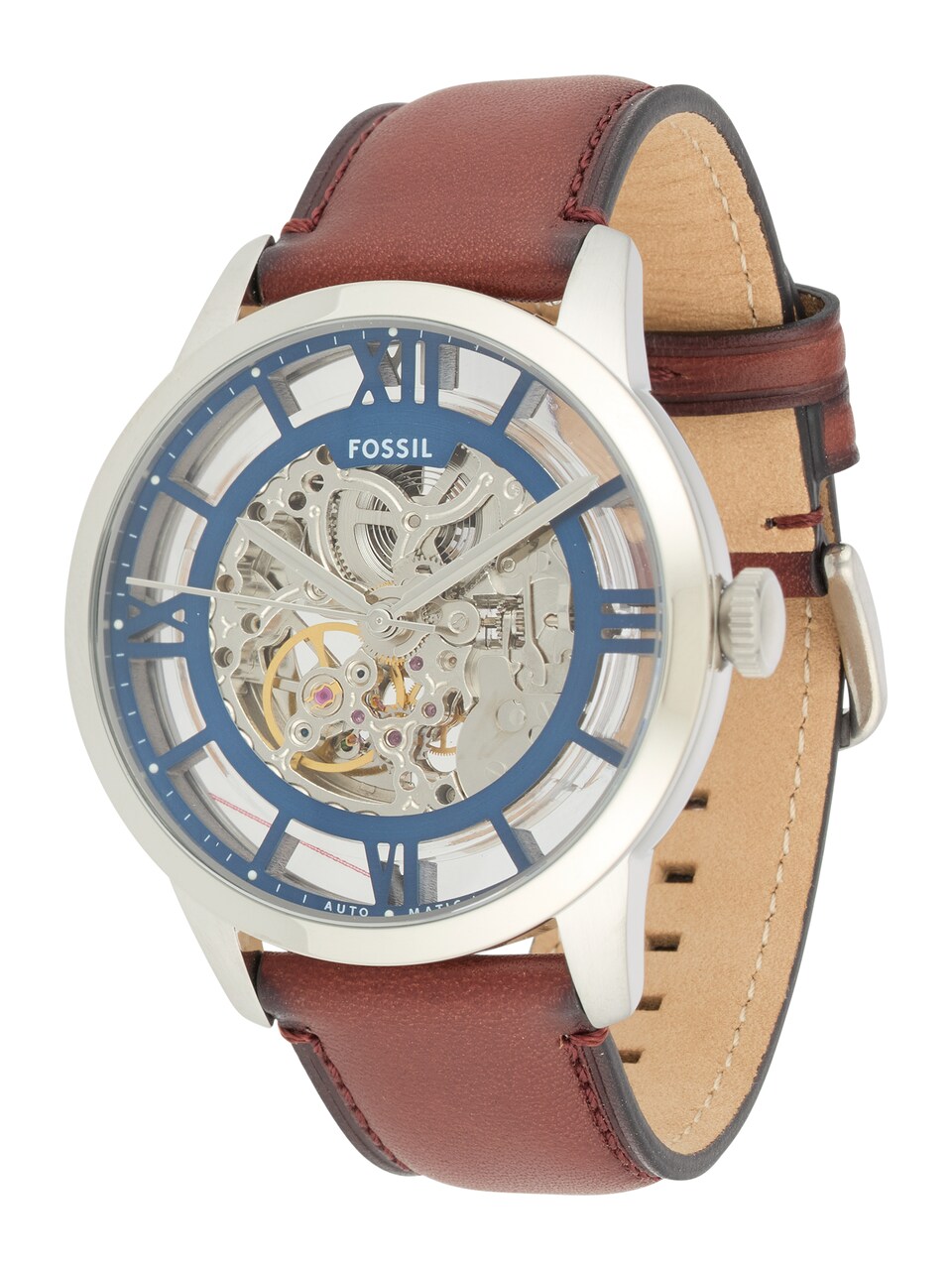 Analog klocka 'Townsman' gentiana / brun