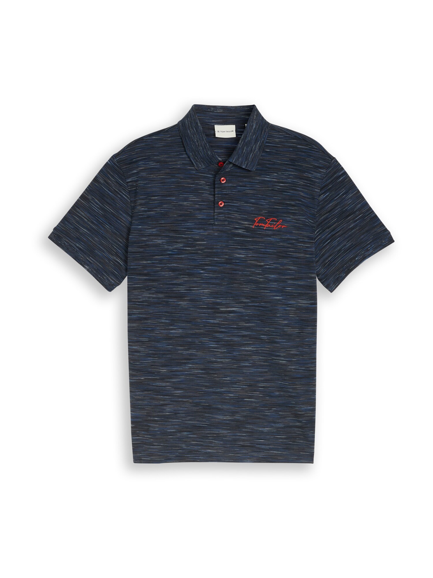 Tom Tailor Shirt Blauw / Donkerblauw / Donkergrijs / Wit