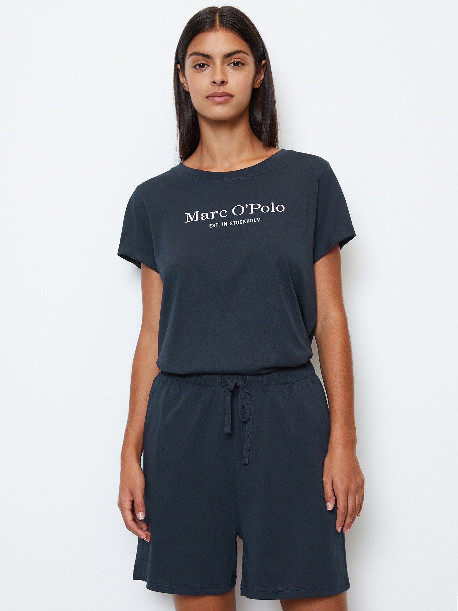 Marc O'Polo Pijama ' Mix & Match Cotton ' azul – imagen 6